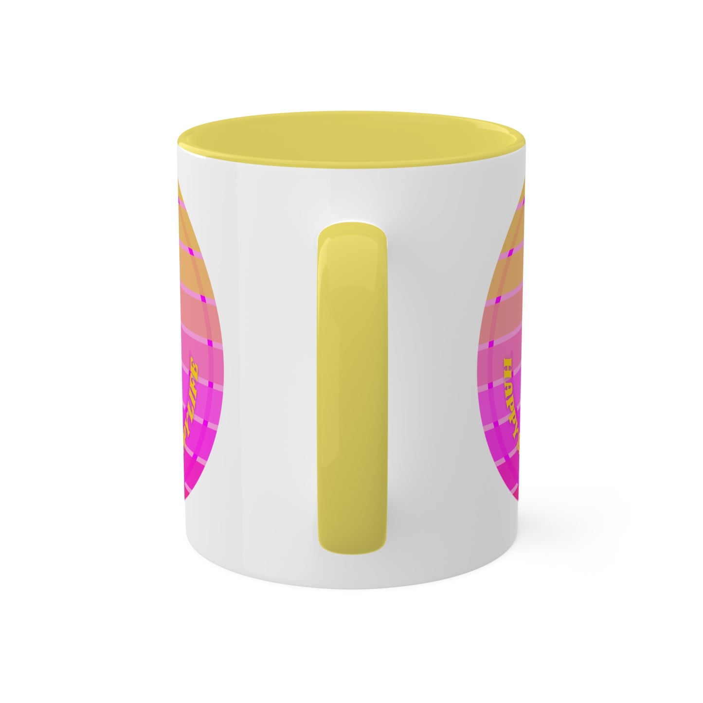 Retro Happy Spirit Happy Life Aesthetic Mug, Smile Face Mug, Trendy Coffee Mug, Tumblr Mug, Aesthetic Happy Life Gift, Aesthetic Mug