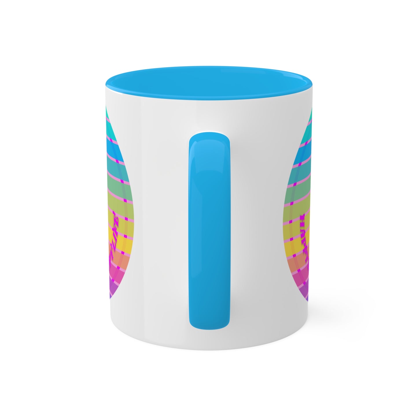 Retro Happy Spirit Happy Life Aesthetic Mug, Smile Face Mug, Trendy Coffee Mug, Tumblr Mug, Aesthetic Happy Life Gift, Aesthetic Mug