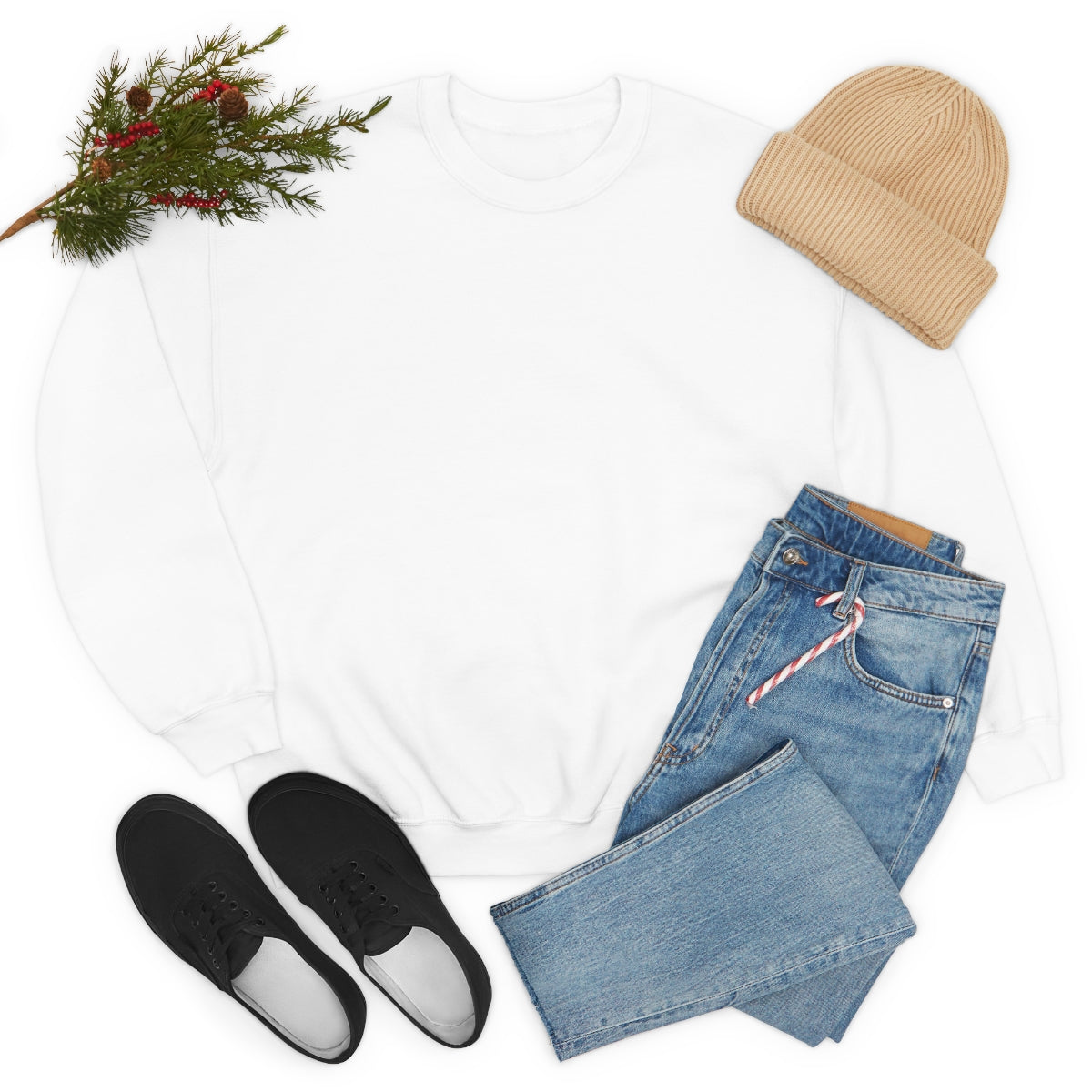 Happy Spirit Happy Life Sweatshirt, Gildan VSCO Girl Crewneck, Oversized Tumblr, Back Print Smile Happy Mind Trendy, Beach Lake Cover Up