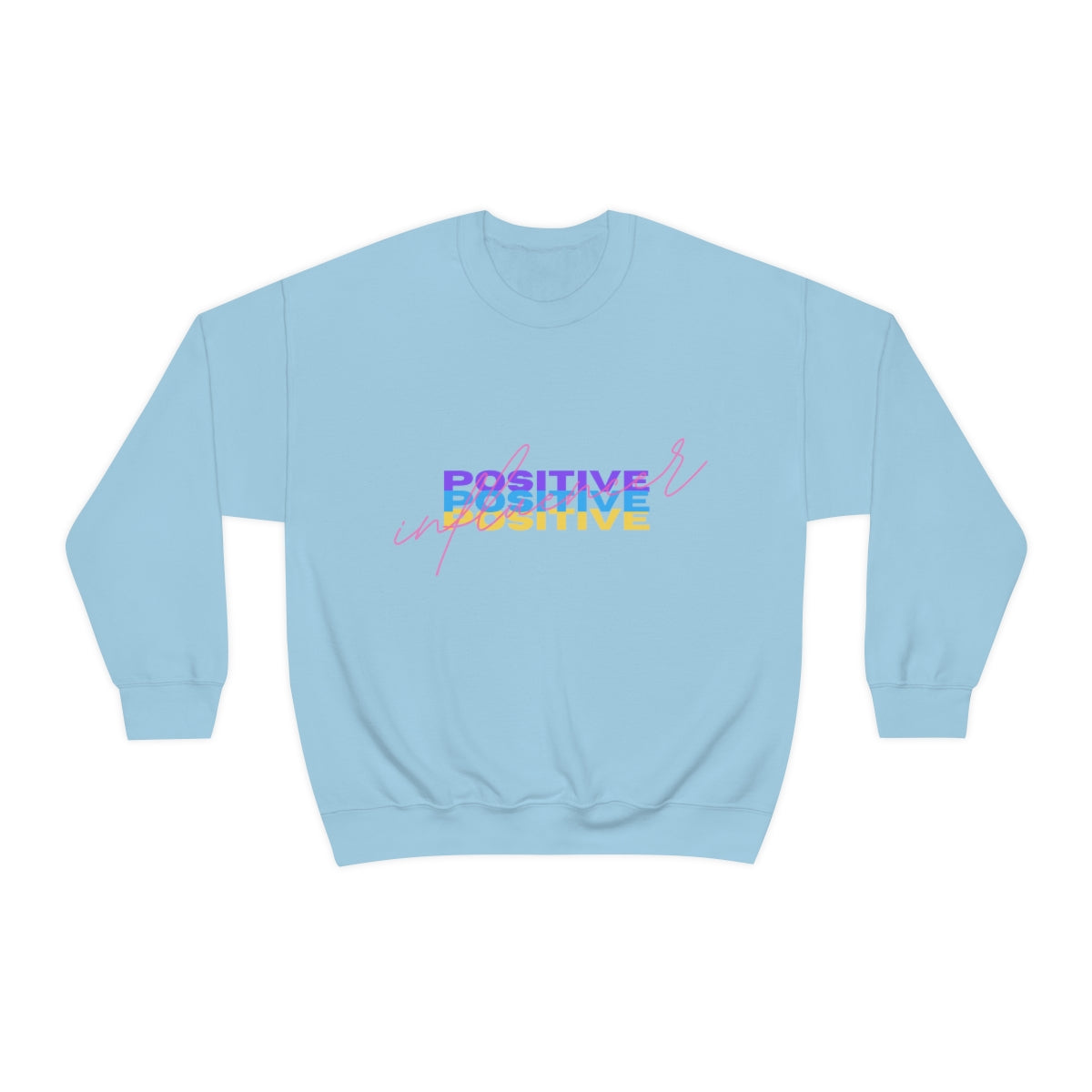 Retro Trendy Influencer Sweatshirt, Oversized Positive Influencer Crewneck Sweatshirt, VSCO Girl, Tumblr Top, 80s Retro Gift