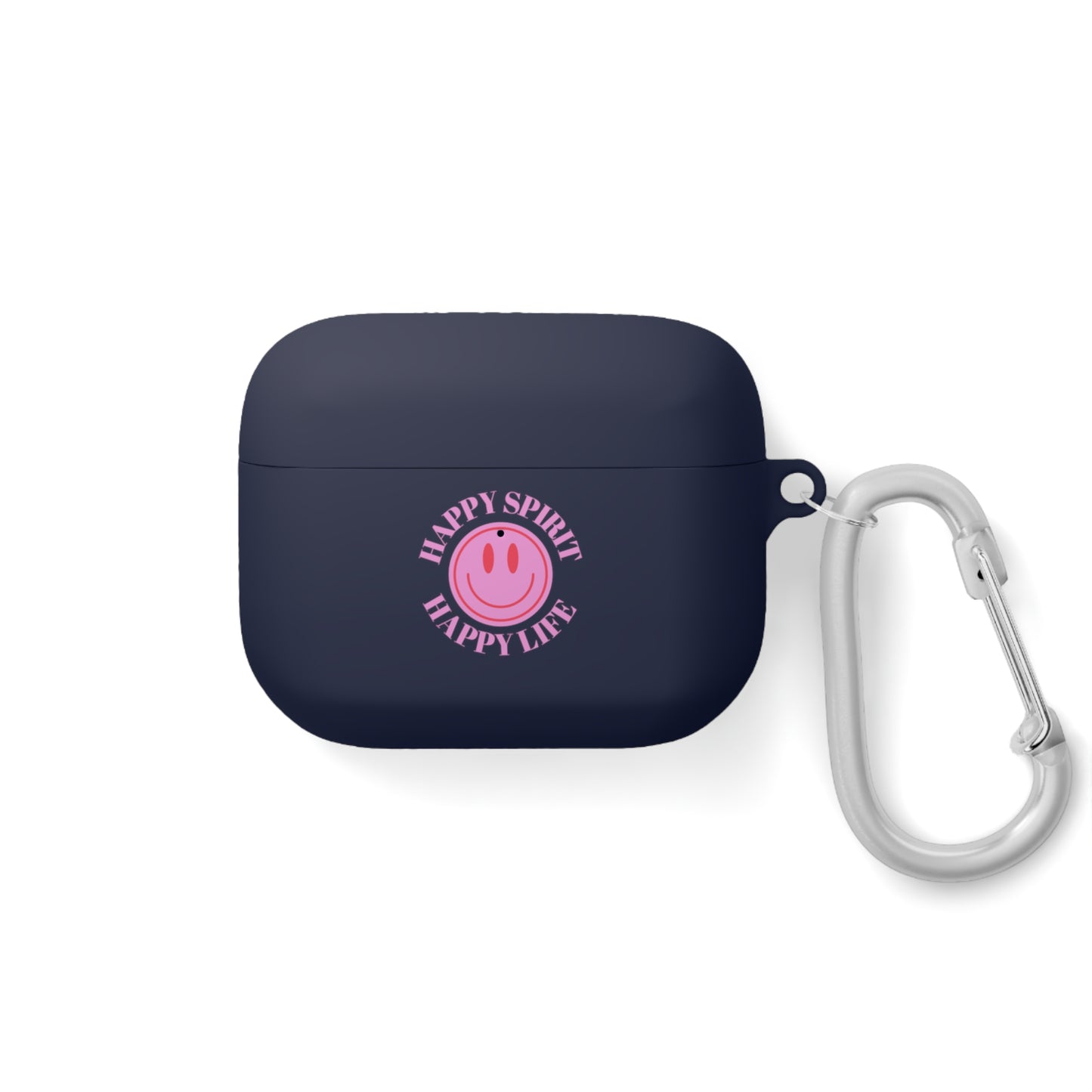 Happy Spirit Happy Life AirPods and AirPods Pro Case Cover, AirPods and AirPods Pro Case Cover, VSCO girl, Smiley Happy Life Protector Case
