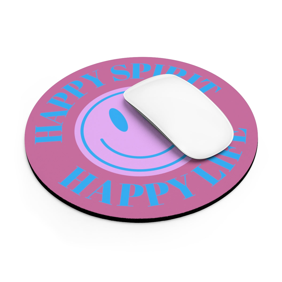 Happy Spirit Happy Life Aesthetic Mouse Pad, Smile Face Mouse Pad Trendy Mouse Pad, Tumblr Mug, Aesthetic Happy Life Gift, Aesthetic