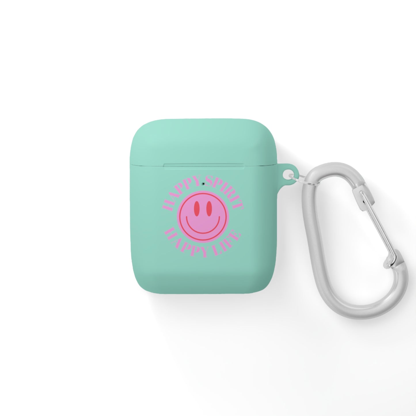 Happy Spirit Happy Life AirPods and AirPods Pro Case Cover, AirPods and AirPods Pro Case Cover, VSCO girl, Smiley Happy Life Protector Case