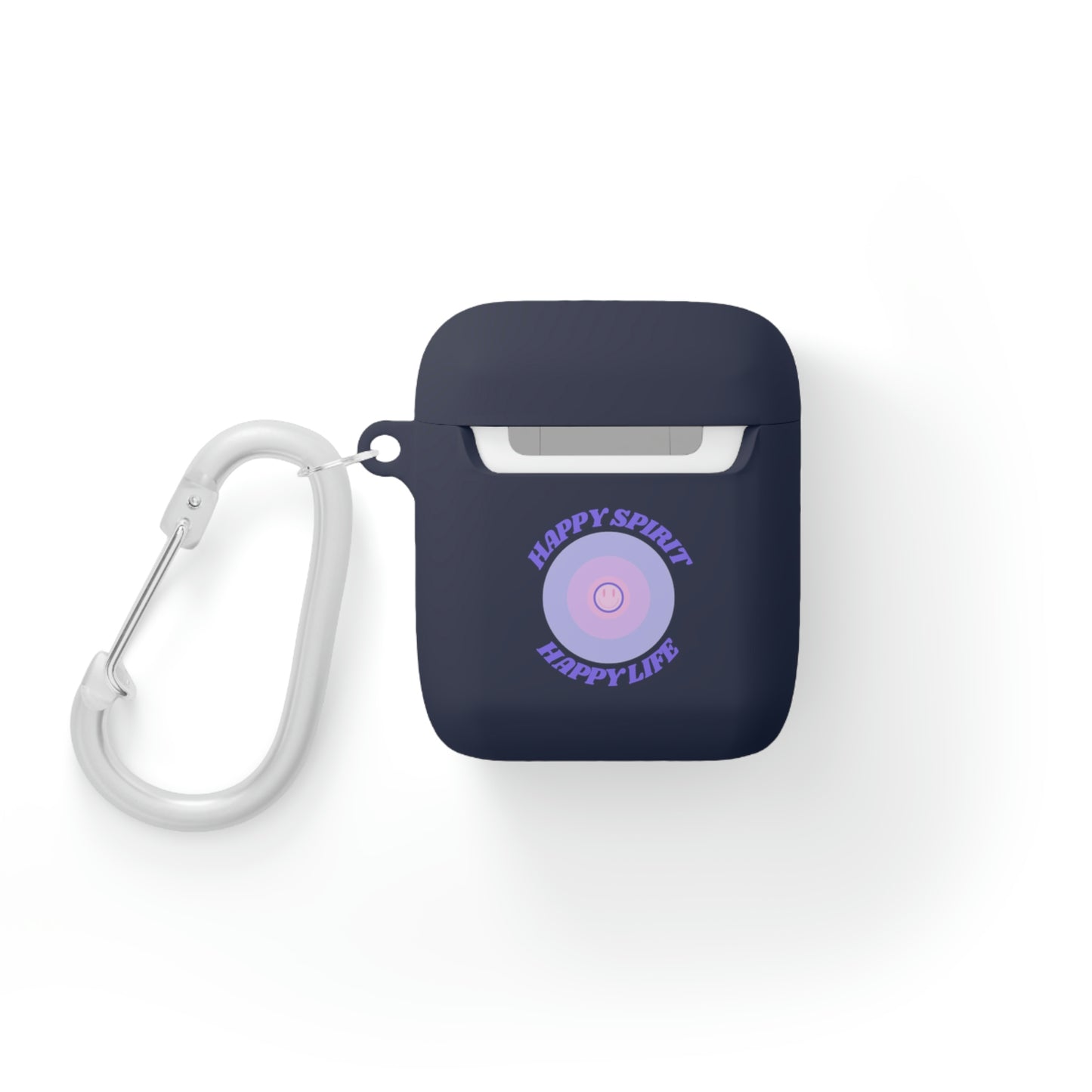 Happy Spirit Happy Life AirPods and AirPods Pro Case Cover, AirPods and AirPods Pro Case Cover, VSCO girl, Smiley Happy Life Protector Case