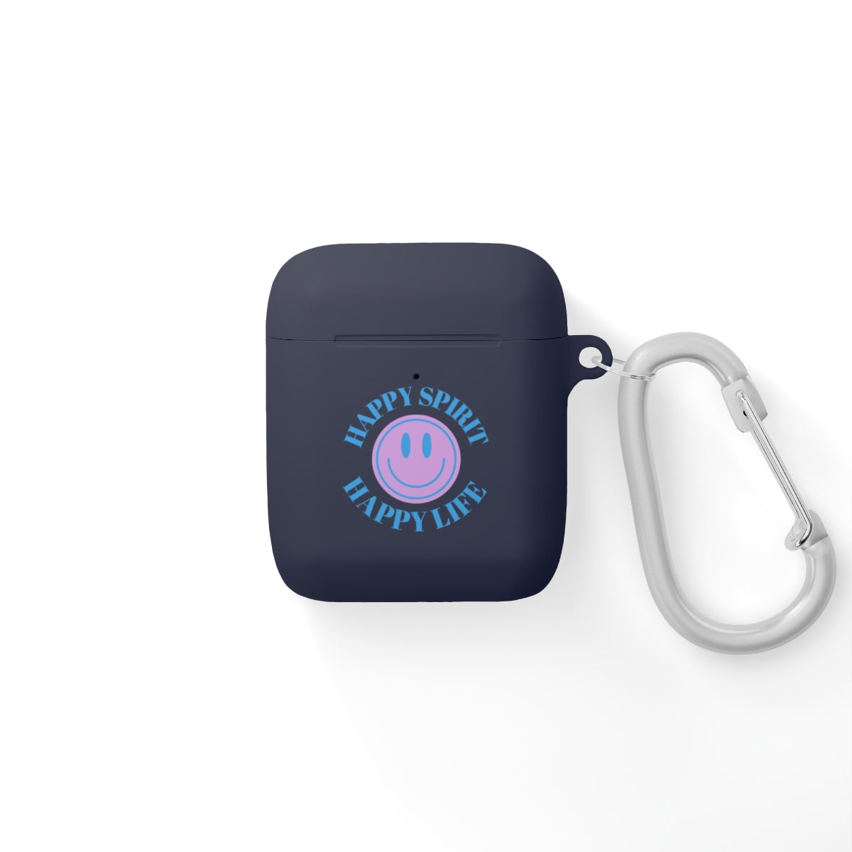 Happy Spirit Happy Life AirPods and AirPods Pro Case Cover, AirPods and AirPods Pro Case Cover, VSCO girl, Smiley Happy Life Protector