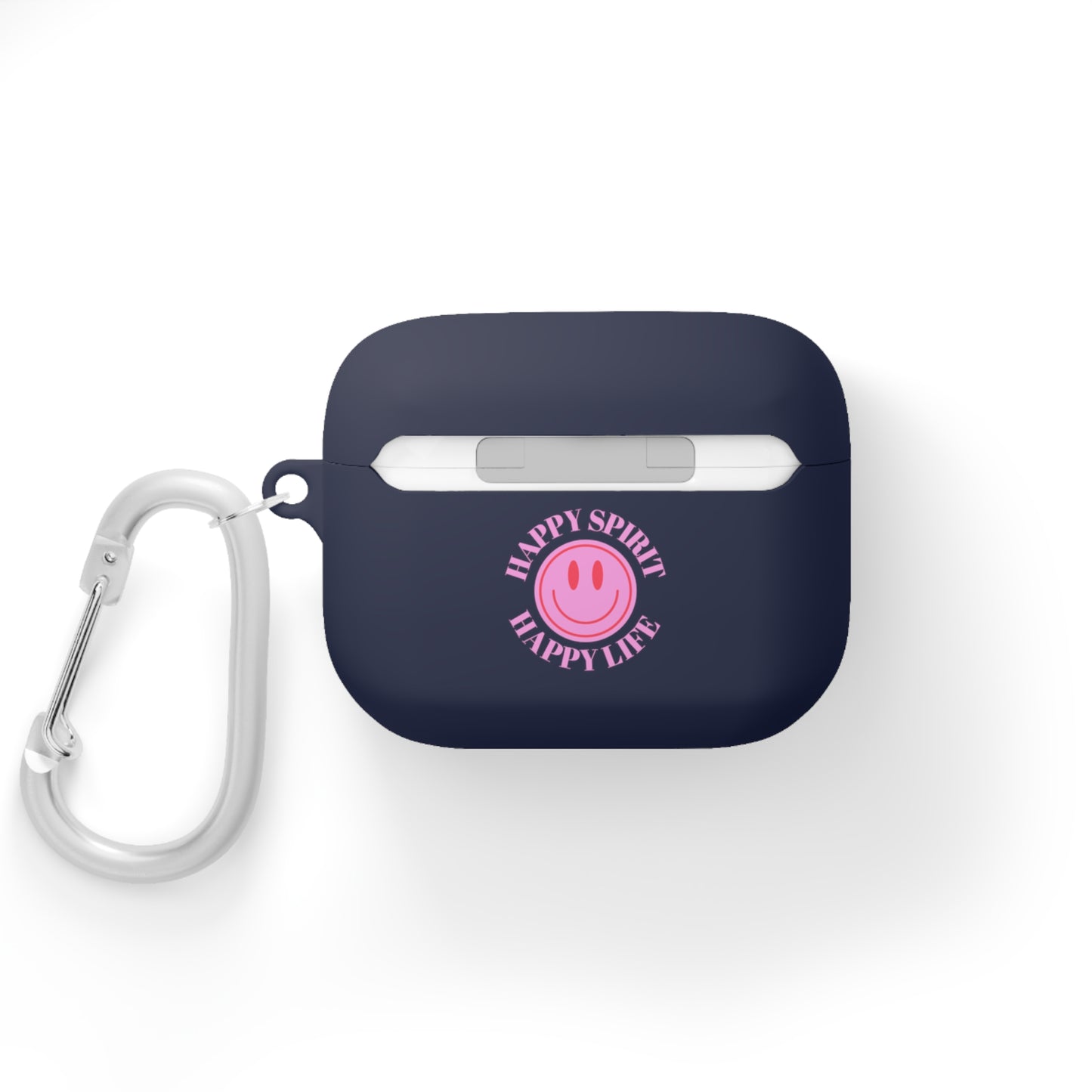 Happy Spirit Happy Life AirPods and AirPods Pro Case Cover, AirPods and AirPods Pro Case Cover, VSCO girl, Smiley Happy Life Protector Case