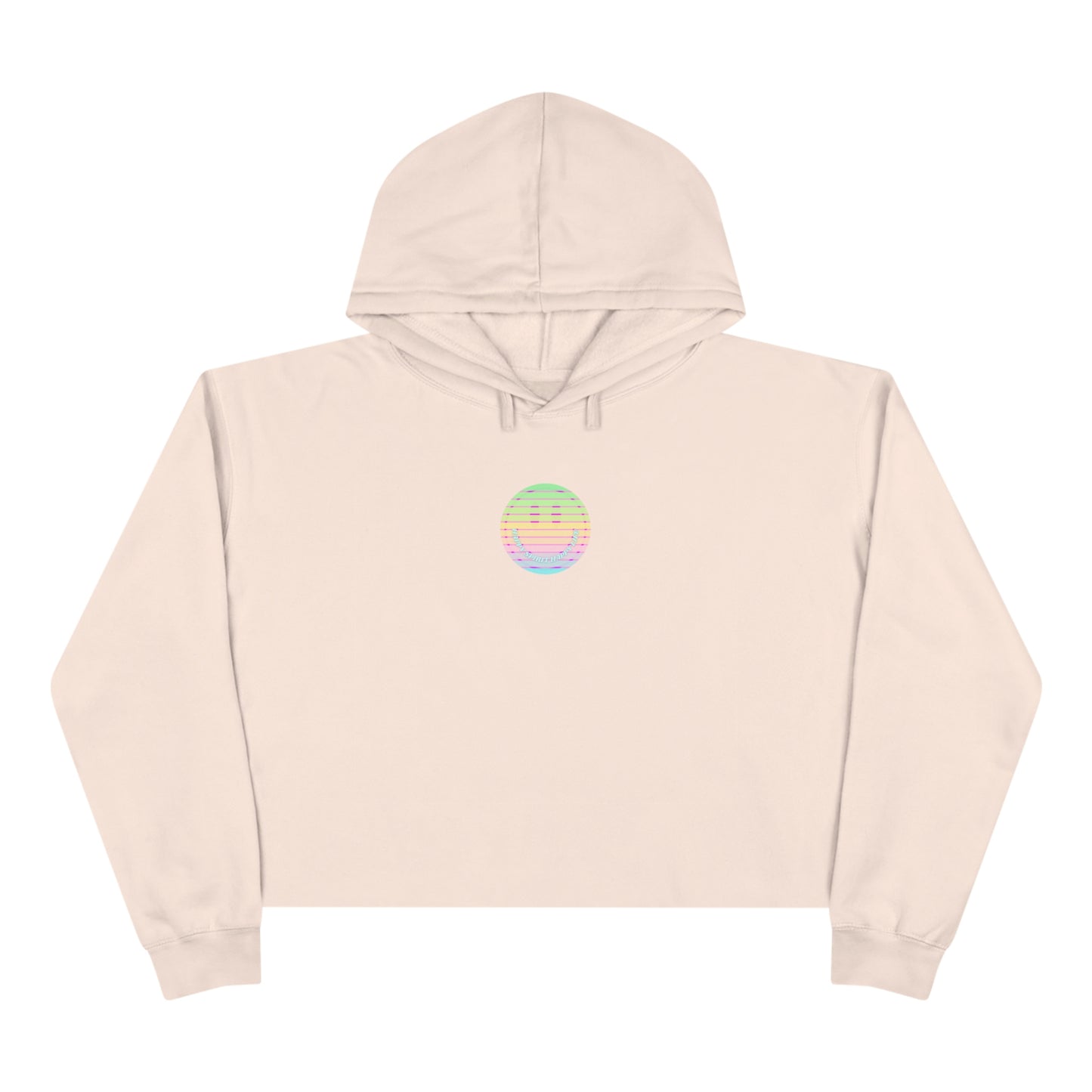 Aesthetic Cropped Hoodie, Smile Face Crop Top, Happy Spirit Happy Life Sunset Smile Cropped Top, Smile Hoodie, Hooded Cropped Pullover