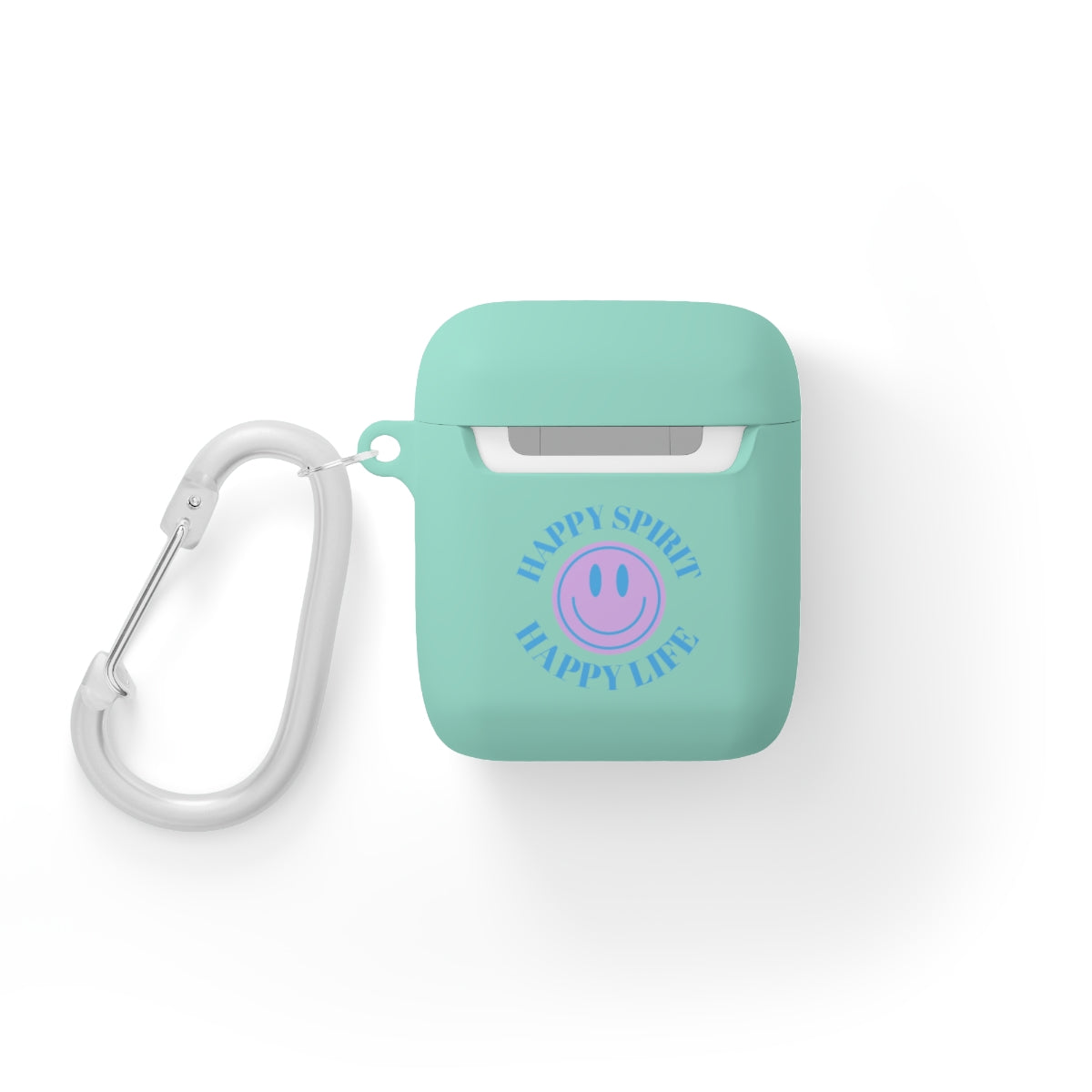 Happy Spirit Happy Life AirPods and AirPods Pro Case Cover, AirPods and AirPods Pro Case Cover, VSCO girl, Smiley Happy Life Protector