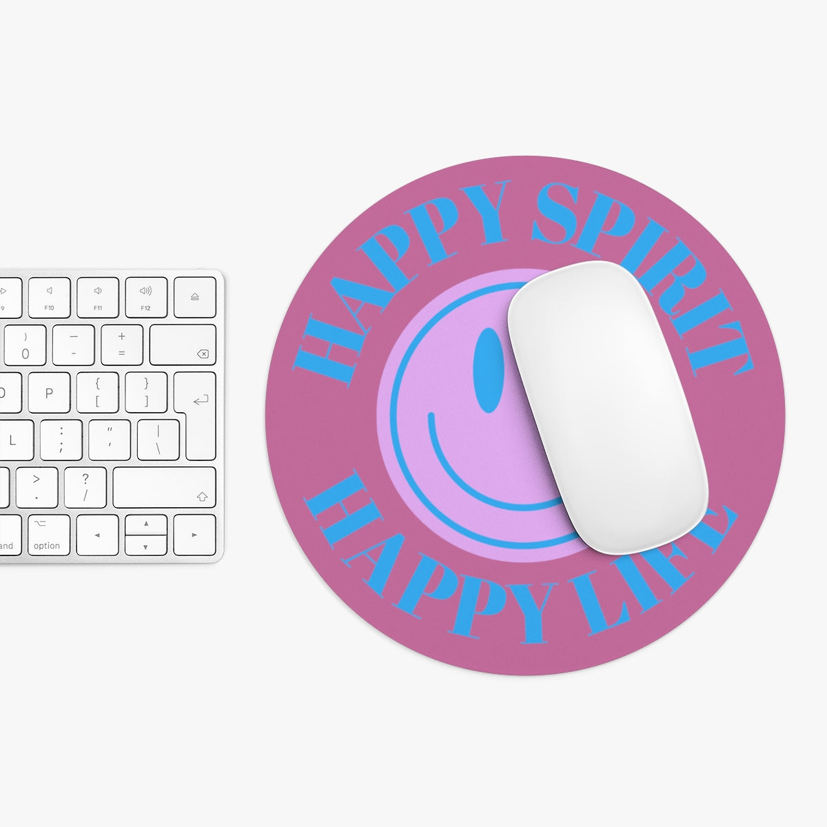 Happy Spirit Happy Life Aesthetic Mouse Pad, Smile Face Mouse Pad Trendy Mouse Pad, Tumblr Mug, Aesthetic Happy Life Gift, Aesthetic