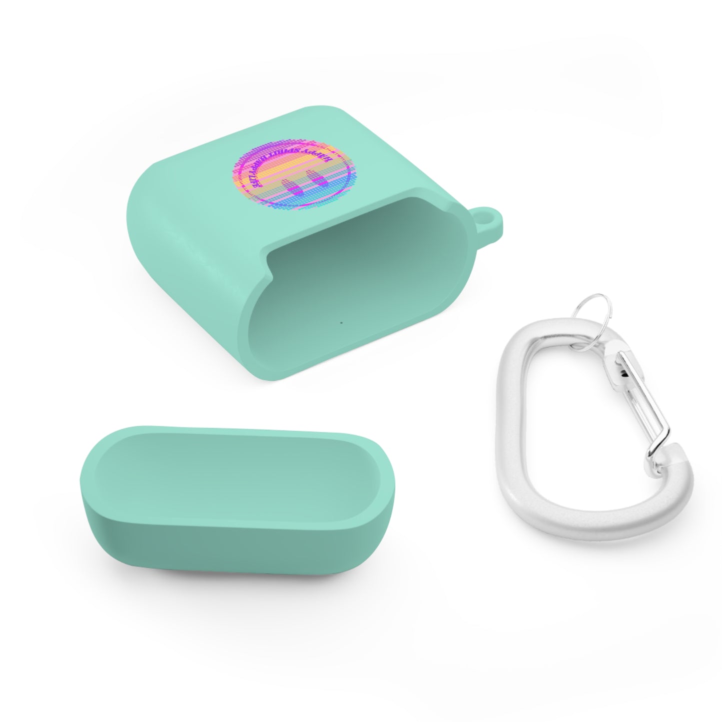Happy Spirit Happy Life AirPods and AirPods Pro Case Cover, AirPods and AirPods Pro Case Cover, VSCO girl, Smiley Happy Life Protect
