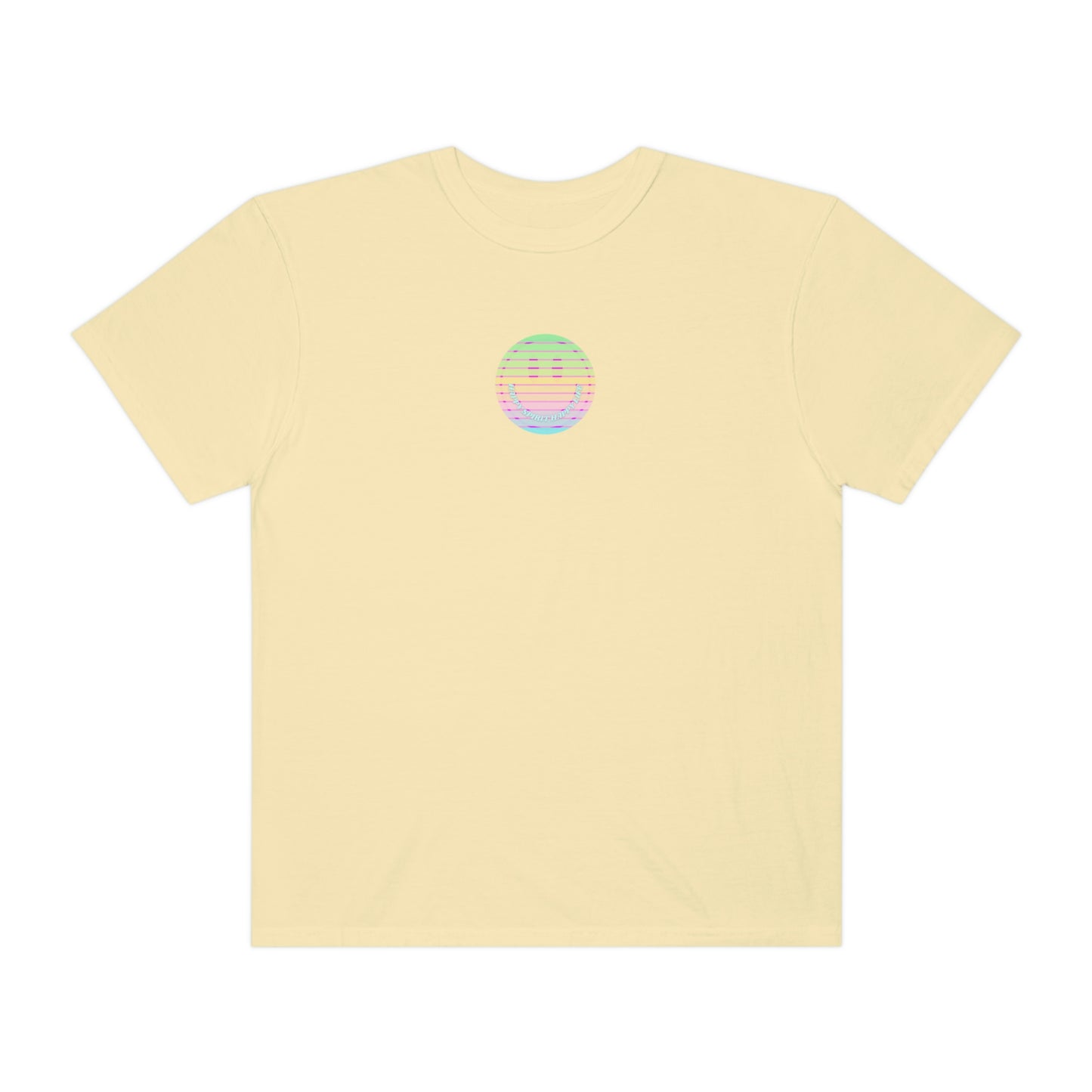 Retro Smile T shirt, Happy Spirit Happy Mind, Aesthetic t shirt, Graphic Tee Tumblr Tshirt, Trendy Oversized, Vsco girl, Comfort Colors