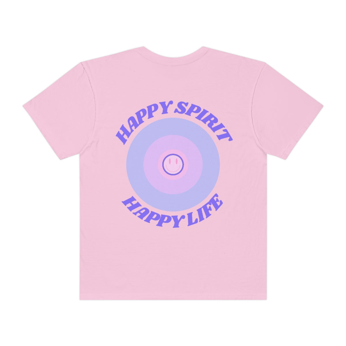 Retro TShirt Happy Spirit Happy Life Happy Mind, Aesthetic Shirt, Graphic Tumblr Tshirt, Trendy Oversized, Vsco girl, Smile Vintage Style