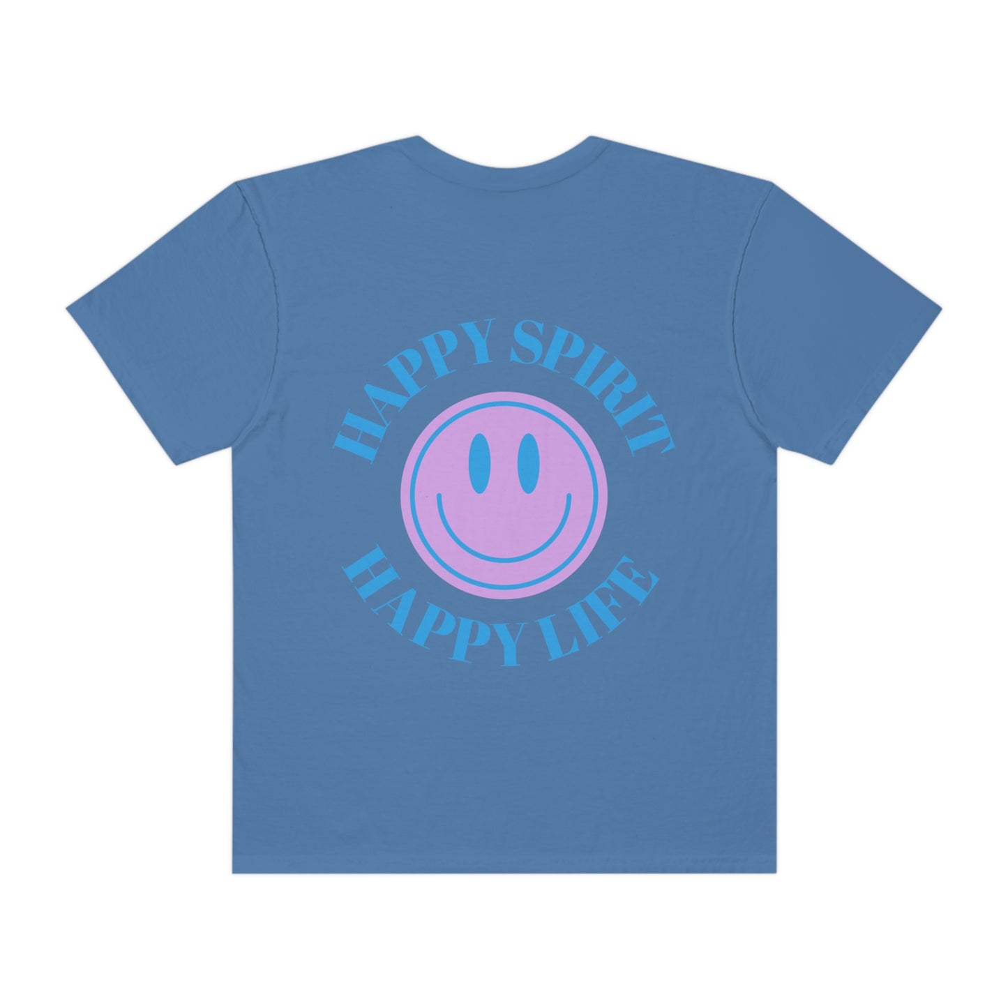 T shirt Happy Spirit Happy mind- Aesthetic t shirt, graphic tee, Tumblr tshirt, Trendy Oversized, Vsco girl, Smile Face Tshirt, Mental Health Shirt