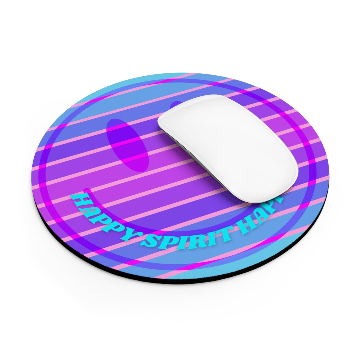 Aesthetic Mouse Pad, Happy Spirit Happy Life Aesthetic Mouse Pad, Smile Face Mouse Pad Trendy Mouse Pad, Aesthetic Smile Computer Accessory