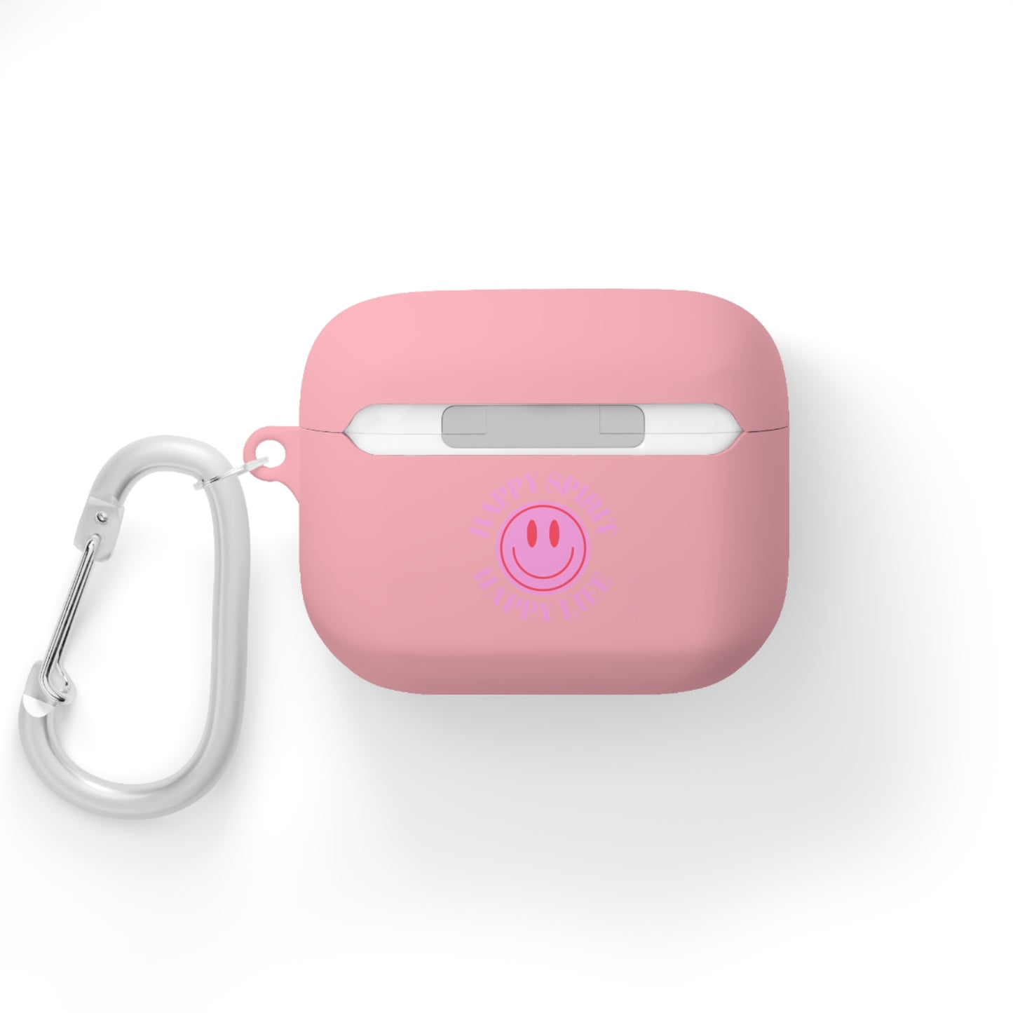 Happy Spirit Happy Life AirPods and AirPods Pro Case Cover, AirPods and AirPods Pro Case Cover, VSCO girl, Smiley Happy Life Protector Case