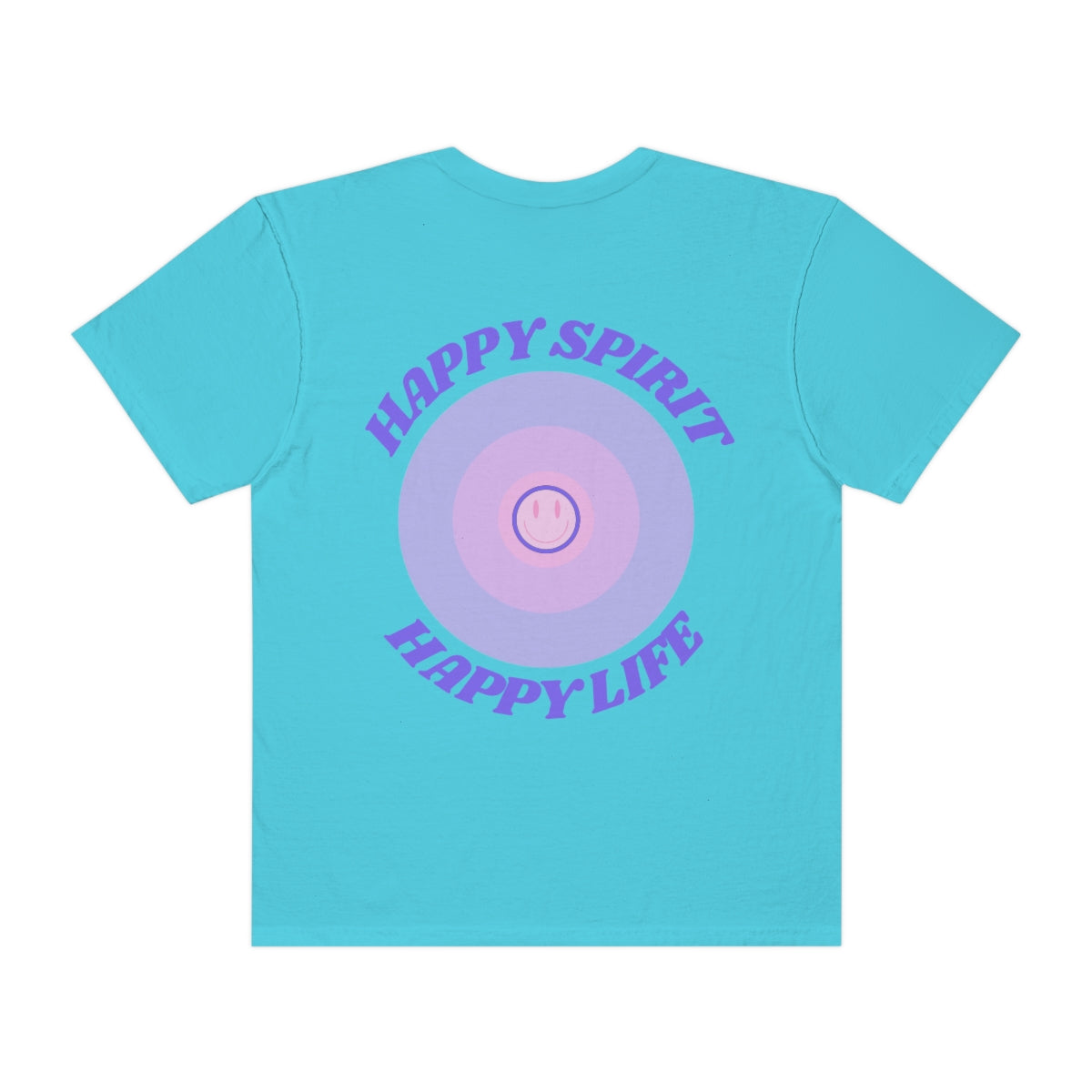 Retro TShirt Happy Spirit Happy Life Happy Mind, Aesthetic Shirt, Graphic Tumblr Tshirt, Trendy Oversized, Vsco girl, Smile Vintage Style