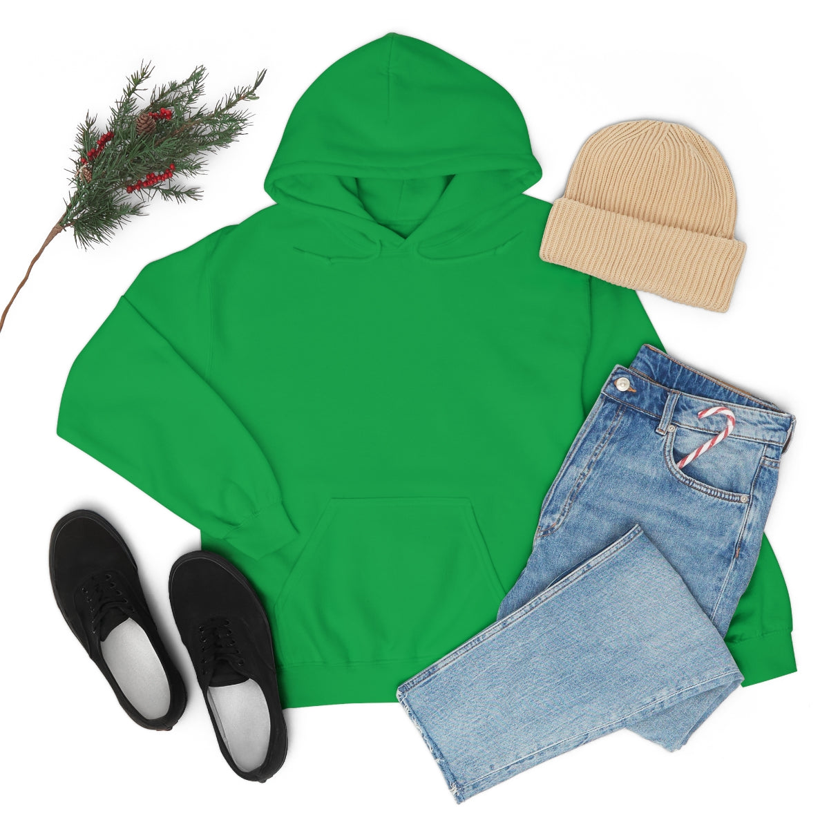 Happy Spirit Happy Life Sweatshirt, Gildan 18500 Hoodie, Oversized Hoodie, Back Print Trendy Sweatshirt, Beach Cover Up, Lake Cover Up