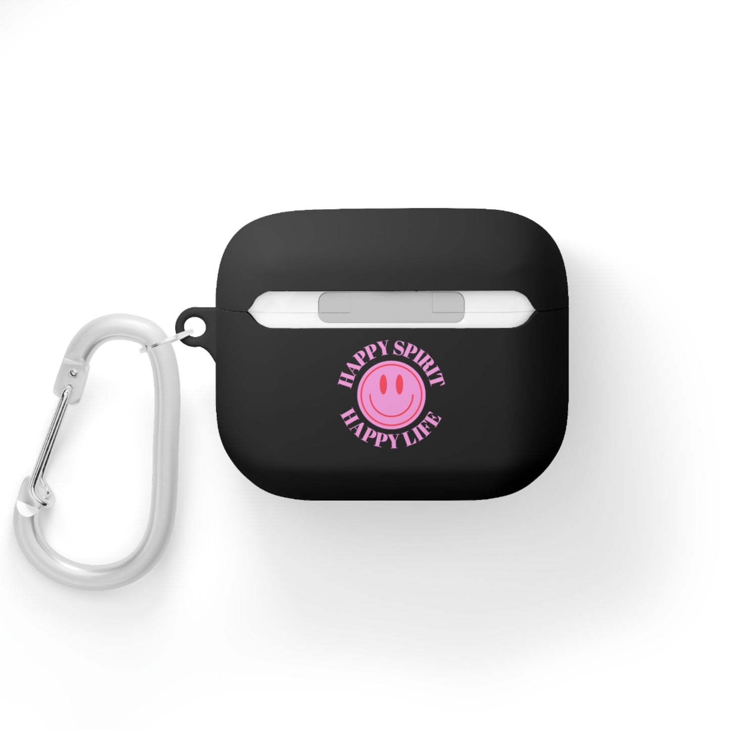 Happy Spirit Happy Life AirPods and AirPods Pro Case Cover, AirPods and AirPods Pro Case Cover, VSCO girl, Smiley Happy Life Protector Case