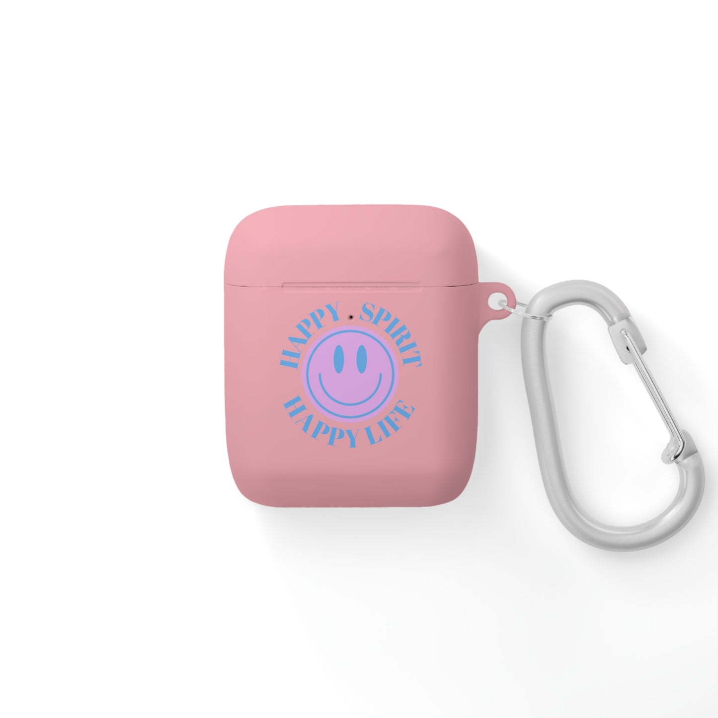 Happy Spirit Happy Life AirPods and AirPods Pro Case Cover, AirPods and AirPods Pro Case Cover, VSCO girl, Aesthetic Smile Protector Case