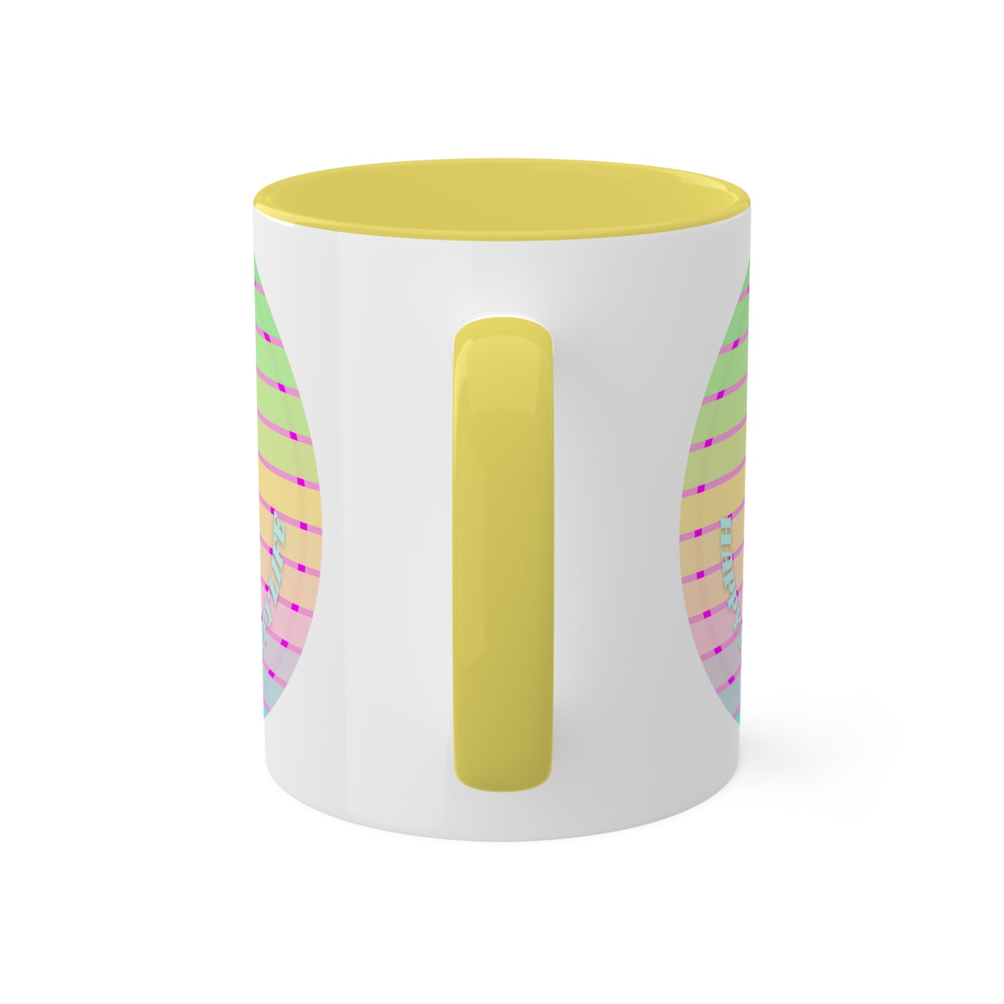 Retro Happy Spirit Happy Life Aesthetic Mug, Smile Face Mug, Trendy Coffee Mug, Tumblr Mug, Aesthetic Happy Life Gift, Aesthetic Pin