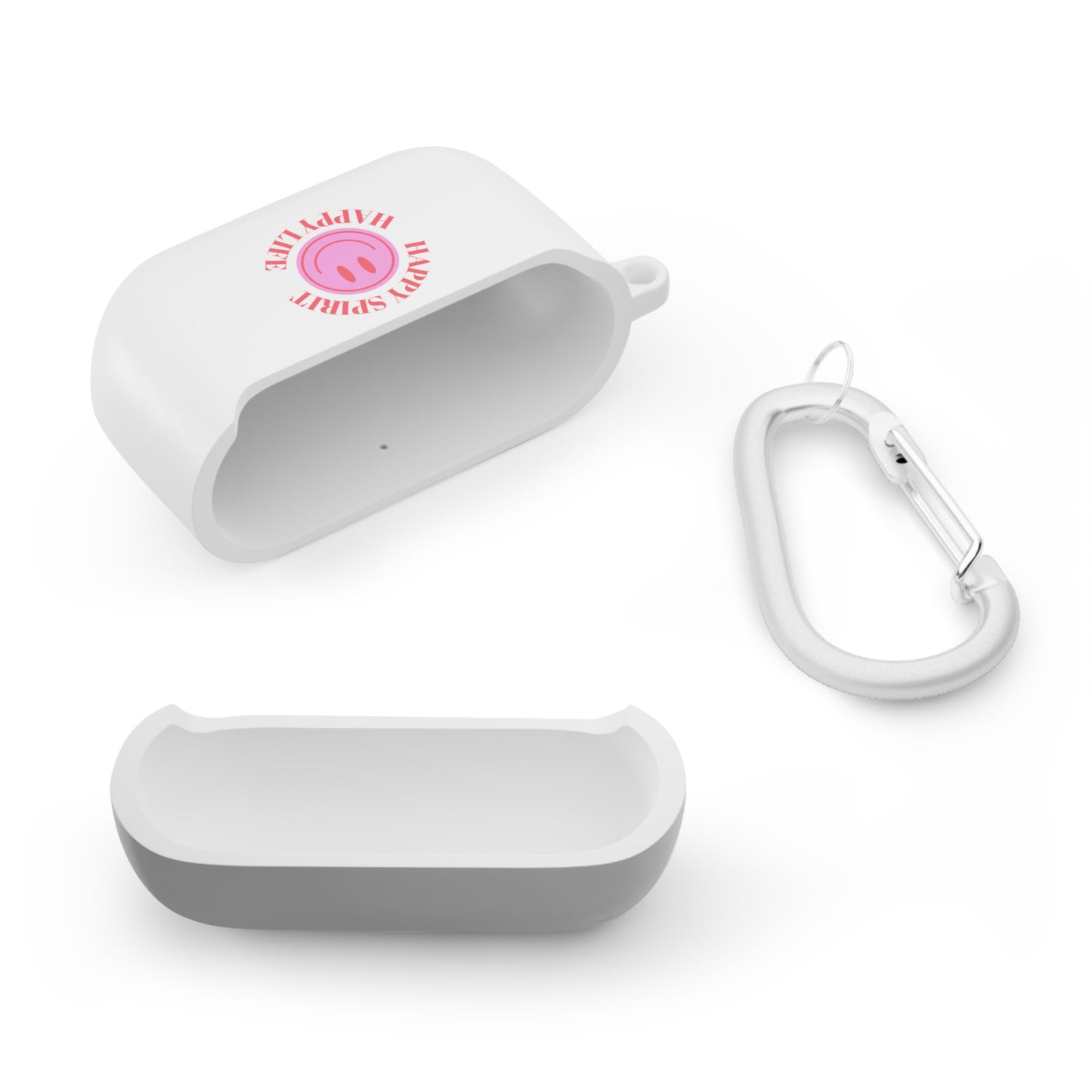 Happy Spirit Happy Life AirPods and AirPods Pro Case Cover, AirPods and AirPods Pro Case Cover, VSCO girl, Smiley Happy Life Protector Case