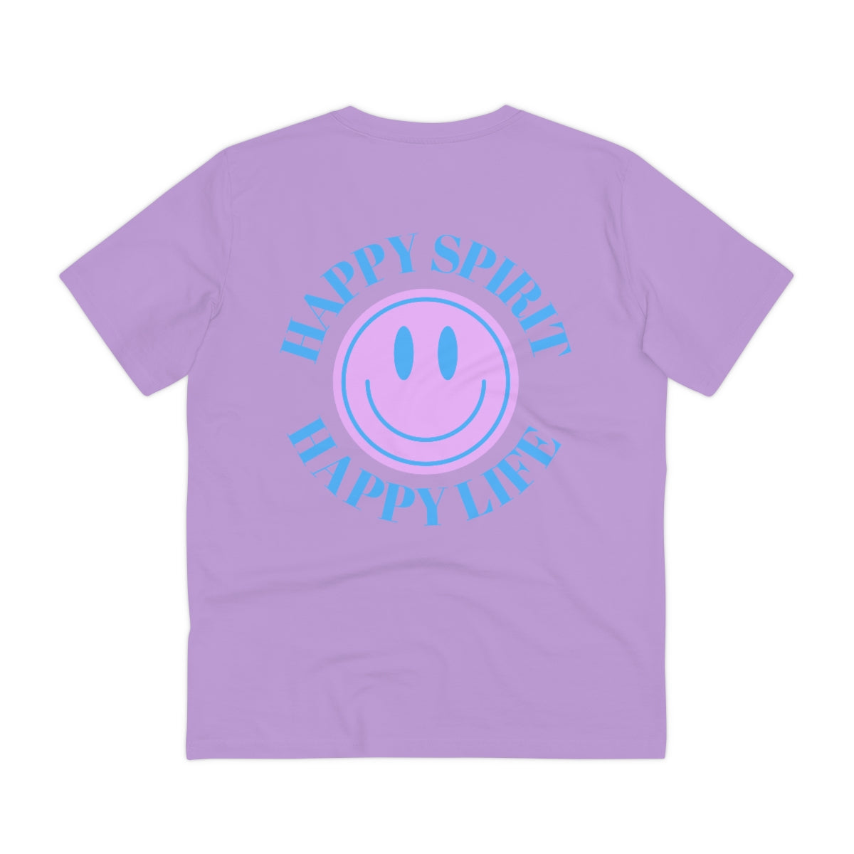 Organic T shirt Happy Spirit Happy Life Aesthetic t shirt, graphic tee, Tumblr t-shirt, Trendy Oversized, Vsco girl, Happy Mind Unisex