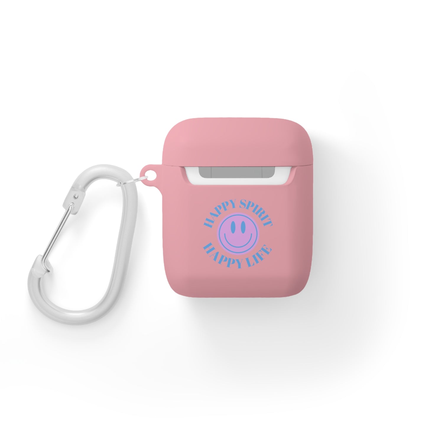 Happy Spirit Happy Life AirPods and AirPods Pro Case Cover, AirPods and AirPods Pro Case Cover, VSCO girl, Aesthetic Smile Protector Case