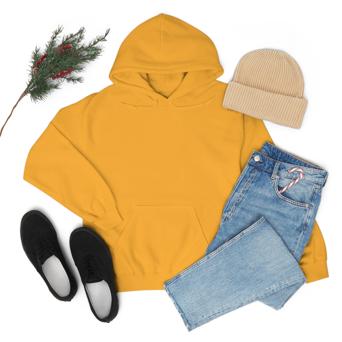 Happy Spirit Happy Life Sweatshirt, Gildan 18500 Hoodie, Oversized Hoodie, Back Print Trendy Sweatshirt, Beach Cover Up, Lake Cover Up