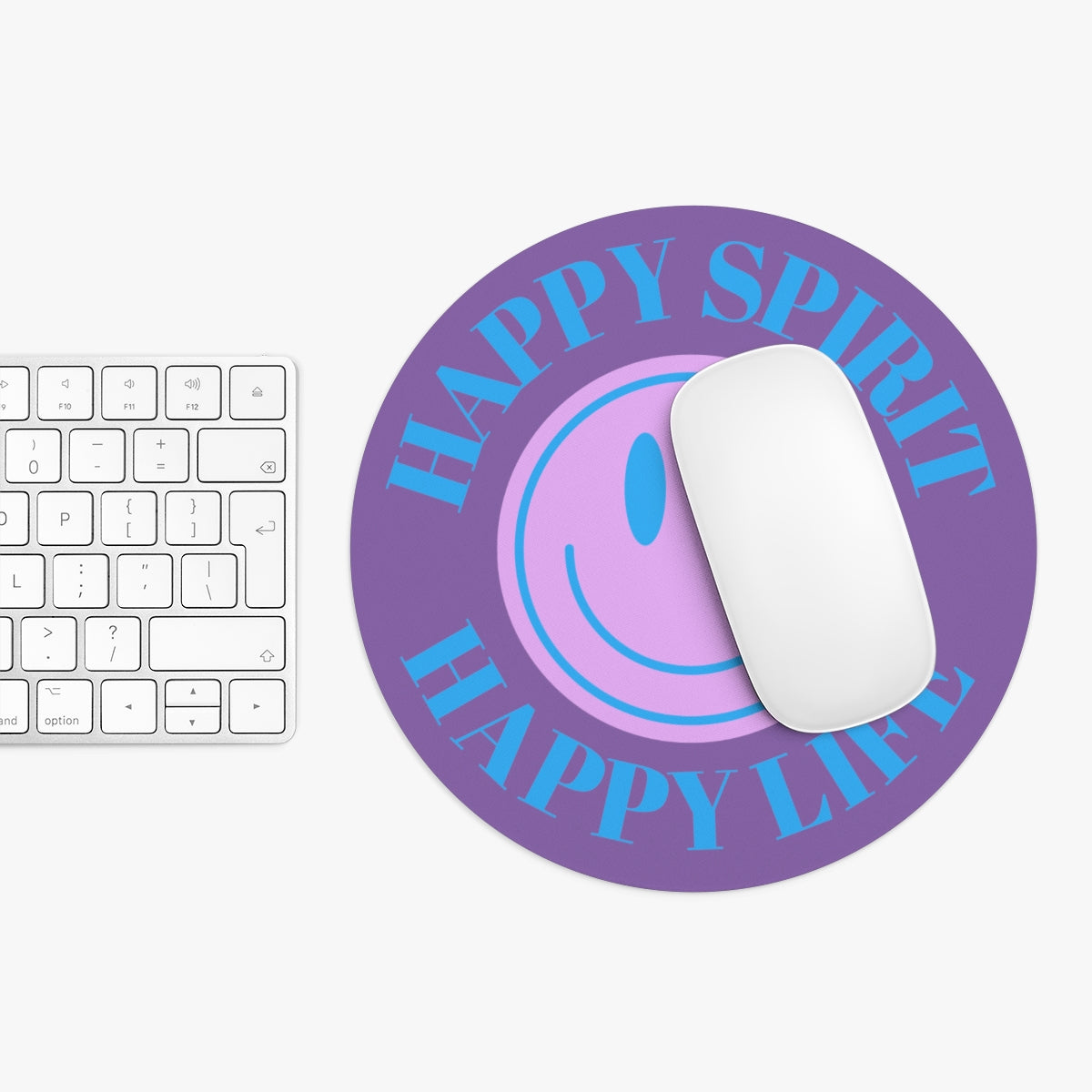 Happy Spirit Happy Life Aesthetic Mouse Pad, Smile Face Mouse Pad Trendy Mouse Pad, Tumblr Mug, Aesthetic Happy Life Gift, Aesthetic
