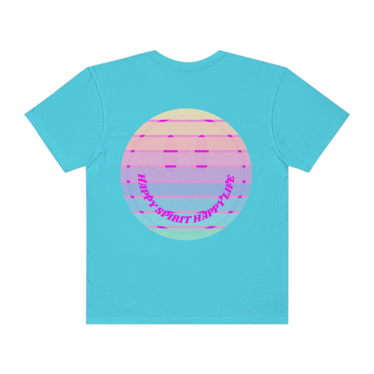 Aesthetic Retro Smile Lilac Tshirt, Happy Spirit Happy Mind, Aesthetic t shirt, Graphic Tumblr Tshirt, Trendy Oversized Vintage Style