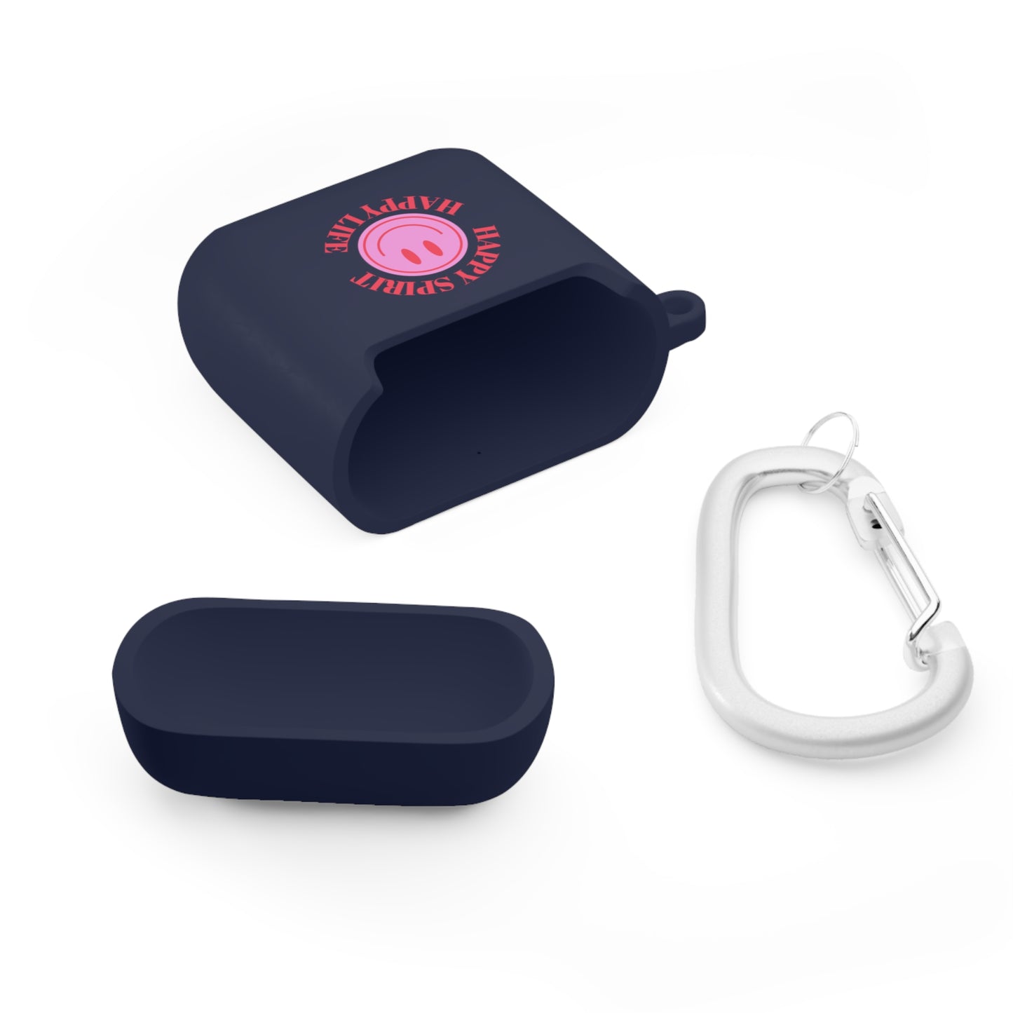 Happy Spirit Happy Life AirPods and AirPods Pro Case Cover, AirPods and AirPods Pro Case Cover, VSCO girl, Smiley Happy Life Protector Case