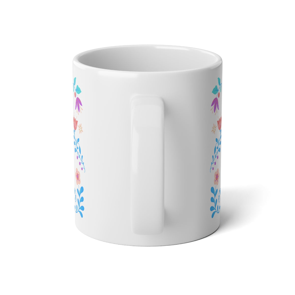 Pink Flower Nutcracker Aesthetic Mug, Purple Christmas Mug, Trendy Coffee Mug, Tumblr Mug, Aesthetic Holiday Gift, Minimalist Nutcracker