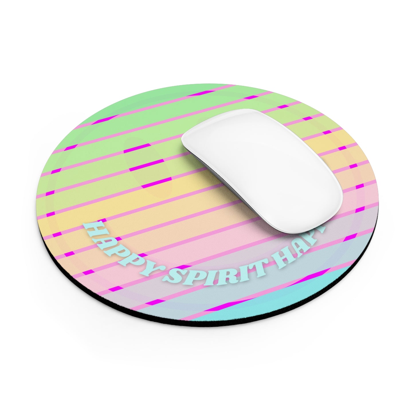 Aesthetic Mouse Pad, Happy Spirit Happy Life Aesthetic Mouse Pad, Smile Face Mouse Pad Trendy Mouse Pad, Aesthetic Smile Computer Accessory