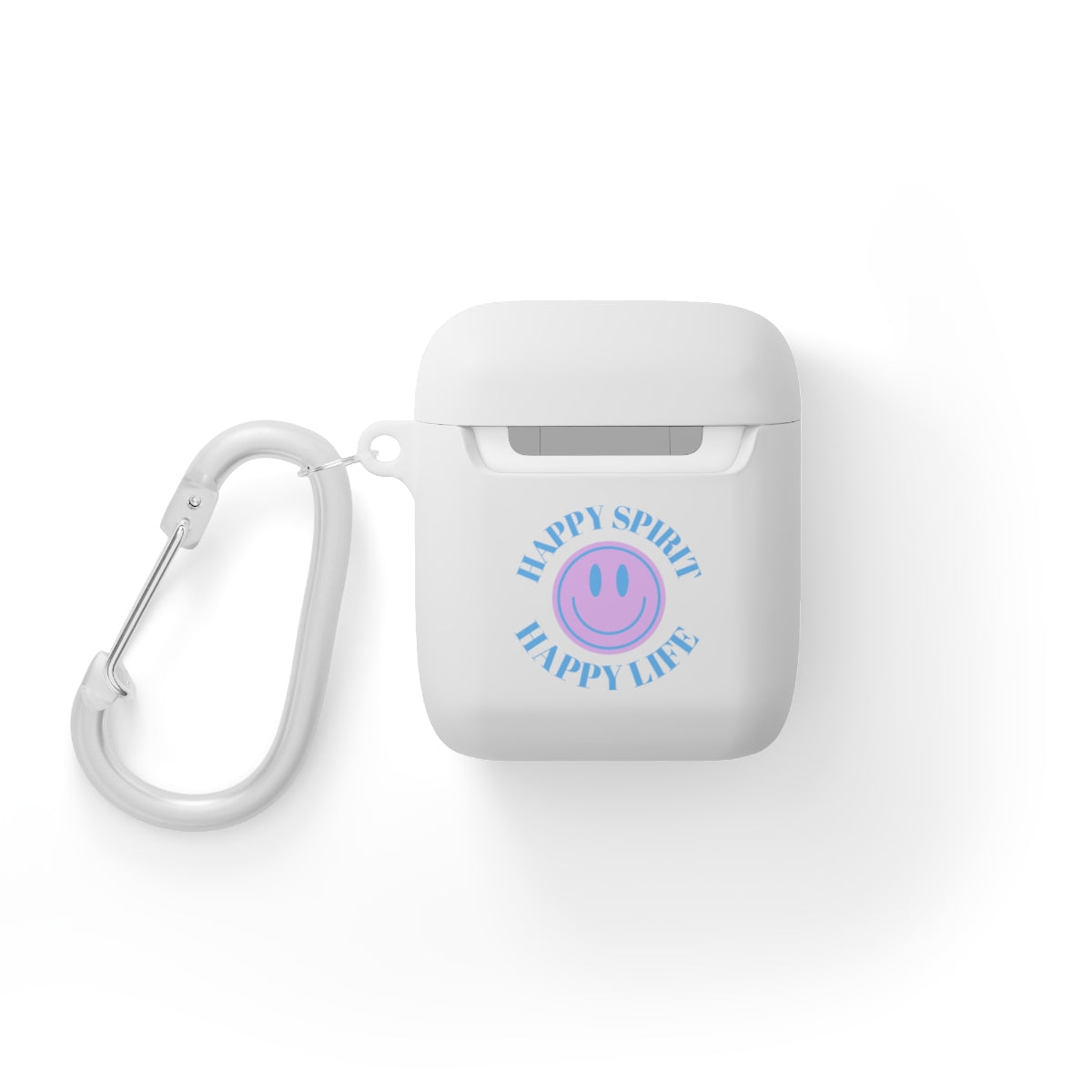 Happy Spirit Happy Life AirPods and AirPods Pro Case Cover, AirPods and AirPods Pro Case Cover, VSCO girl, Smiley Happy Life Protector