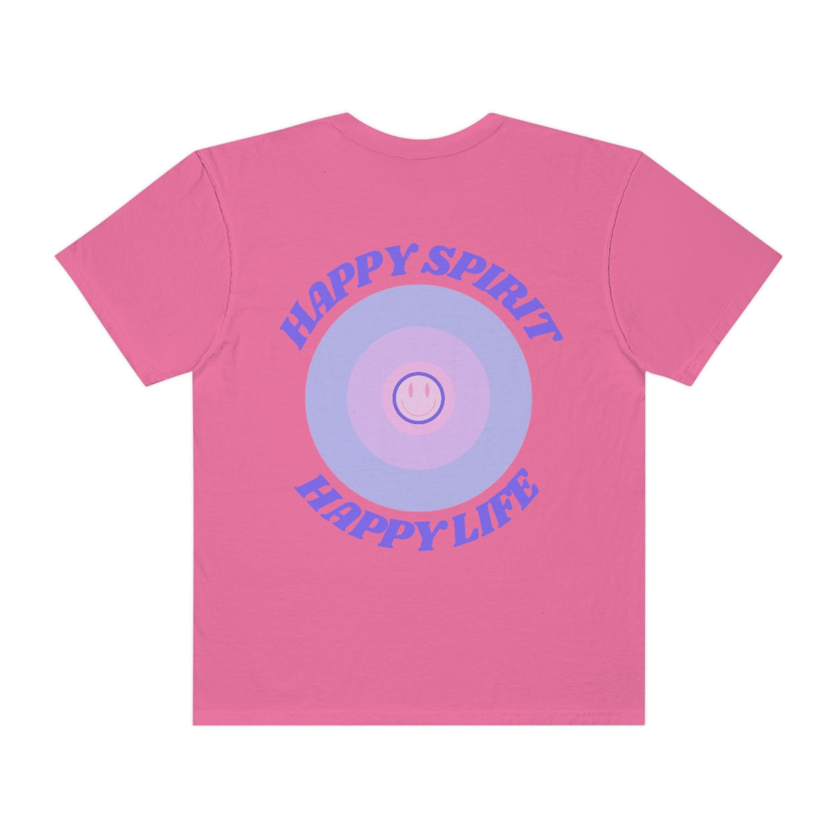 Retro TShirt Happy Spirit Happy Life Happy Mind, Aesthetic Shirt, Graphic Tumblr Tshirt, Trendy Oversized, Vsco girl, Smile Vintage Style