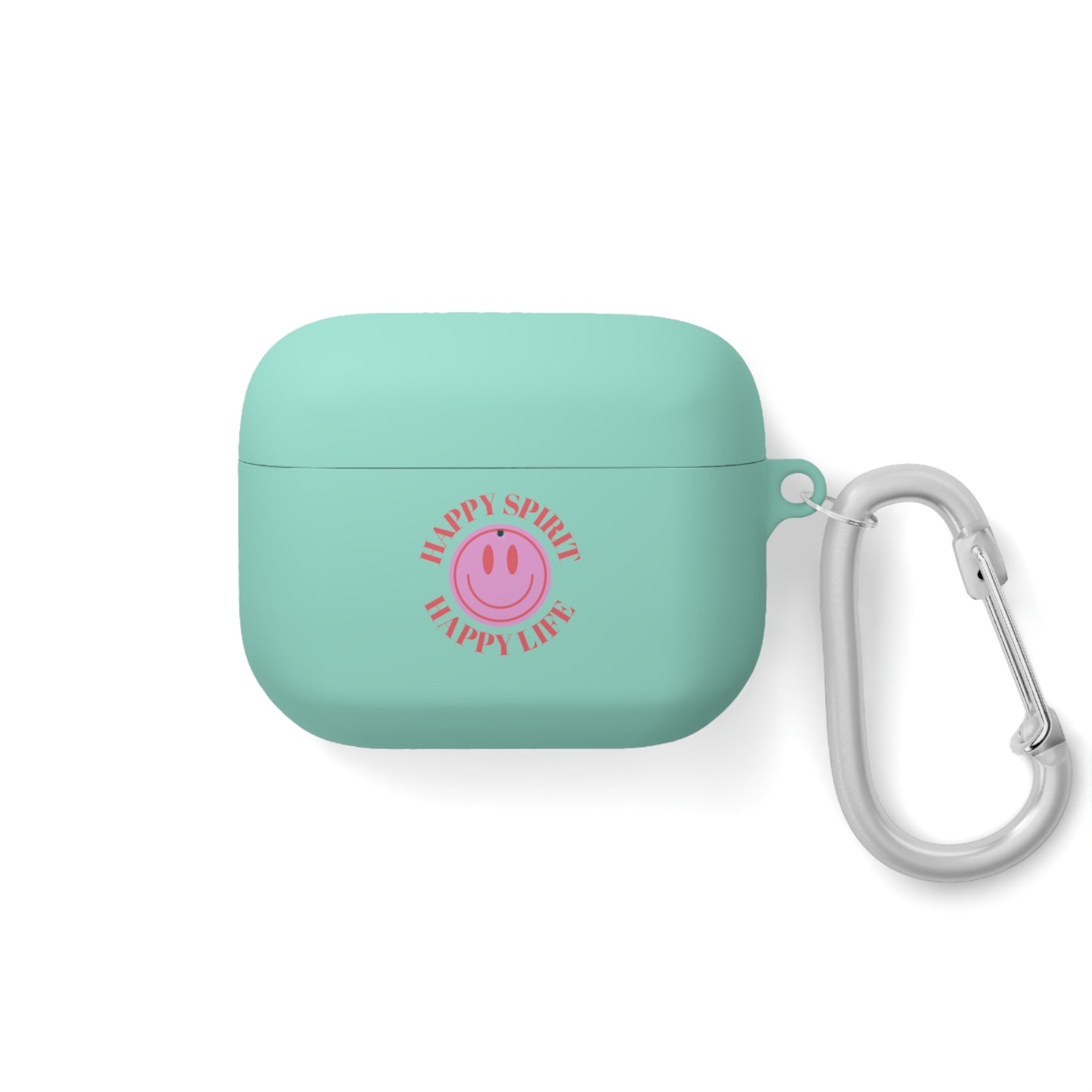 Happy Spirit Happy Life AirPods and AirPods Pro Case Cover, AirPods and AirPods Pro Case Cover, VSCO girl, Smiley Happy Life Protector Case