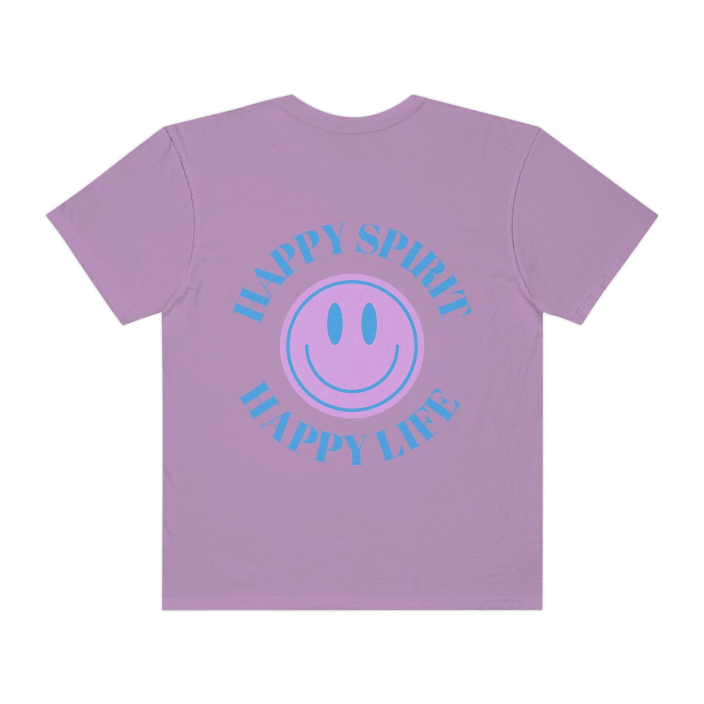 T shirt Happy Spirit Happy mind- Aesthetic t shirt, graphic tee, Tumblr tshirt, Trendy Oversized, Vsco girl, Smile Face Tshirt, Mental Health Shirt