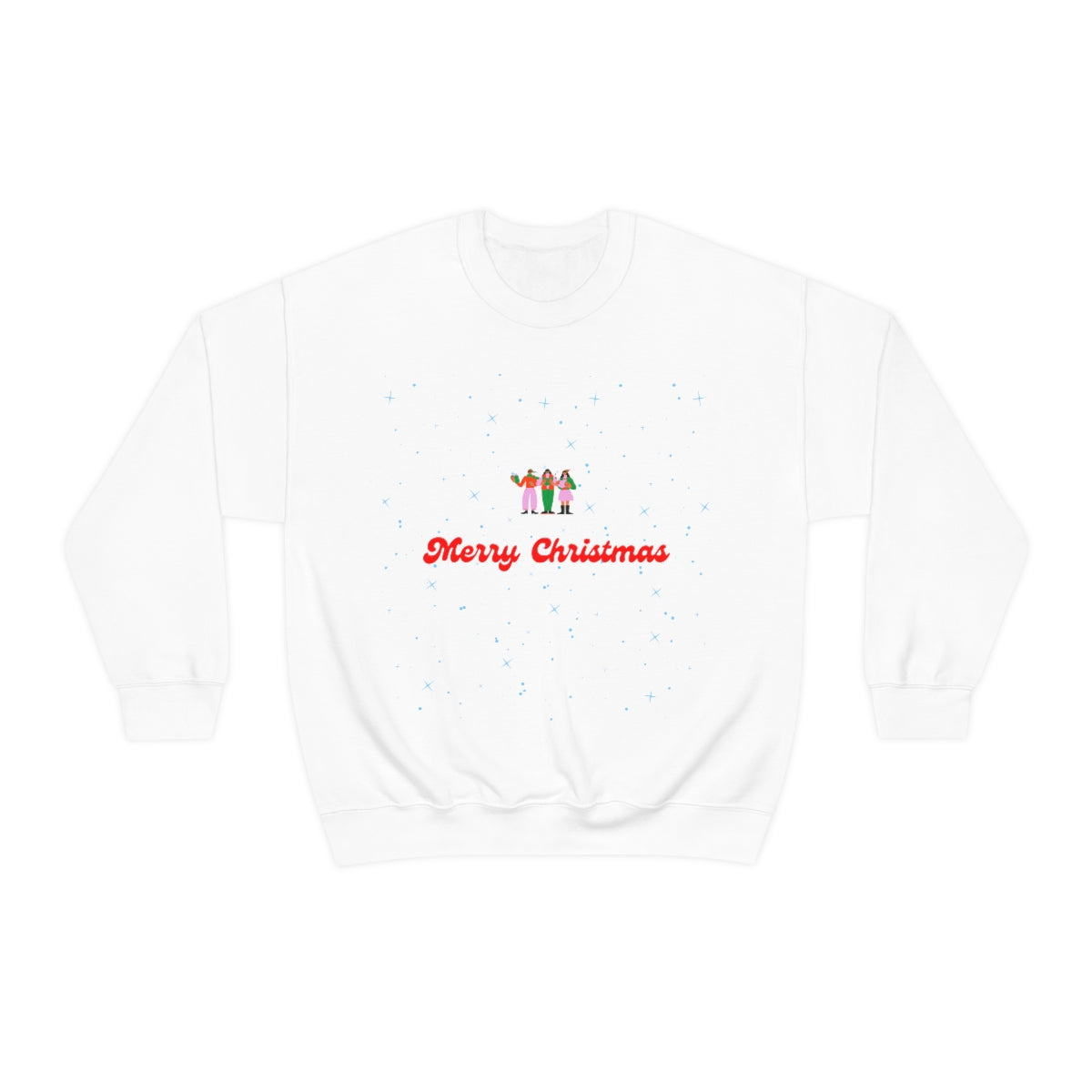 Pink Nutcracker Merry and Bright Minimalist Sweatshirt, Blue Nutcracker Sweatshirt, Trendy Christmas Sweatshirt, Pastel Xmas Crewneck