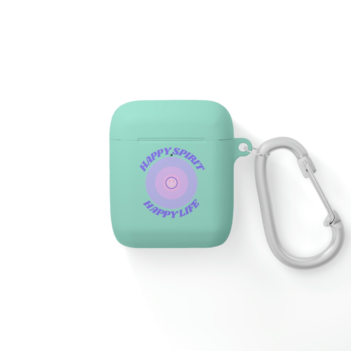 Happy Spirit Happy Life AirPods and AirPods Pro Case Cover, AirPods and AirPods Pro Case Cover, VSCO girl, Smiley Happy Life Protector Case