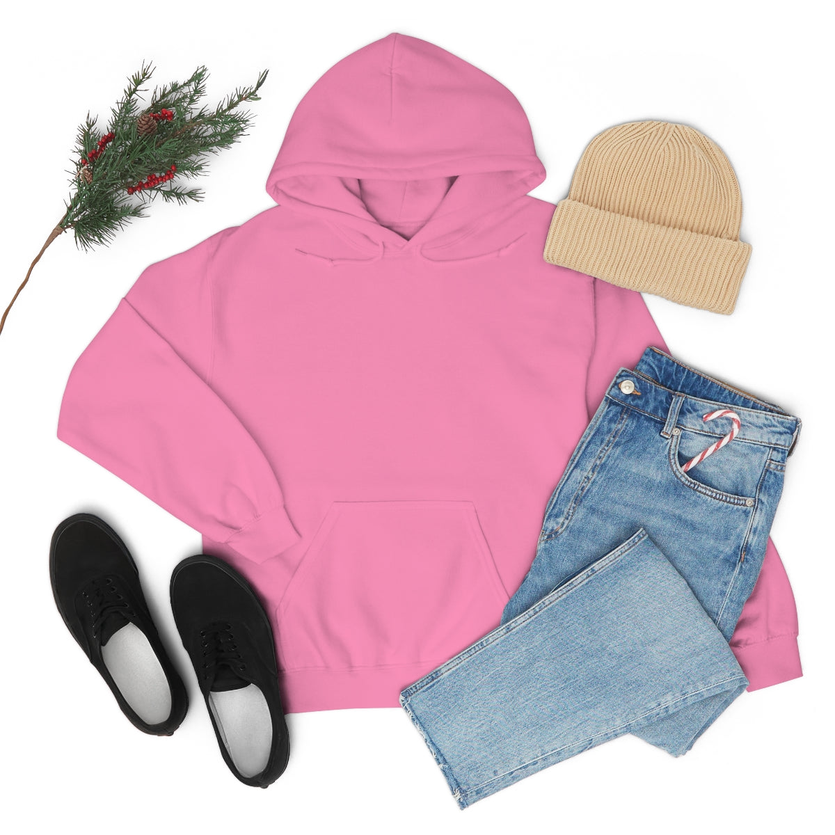 Happy Spirit Happy Life Sweatshirt, Gildan 18500 Hoodie, Oversized Hoodie, Back Print Trendy Sweatshirt, Beach Cover Up, Lake Cover Up