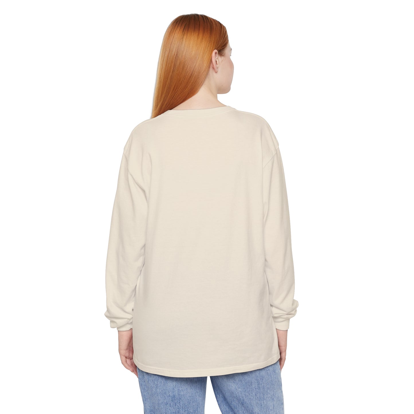 Aesthetic Long Sleeve Shirt, Smile Face Y2K Retro Shirt, 80's Style Smile Graphic, Comfort Colors Unisex Garment-dyed Long Sleeve T-Shirt