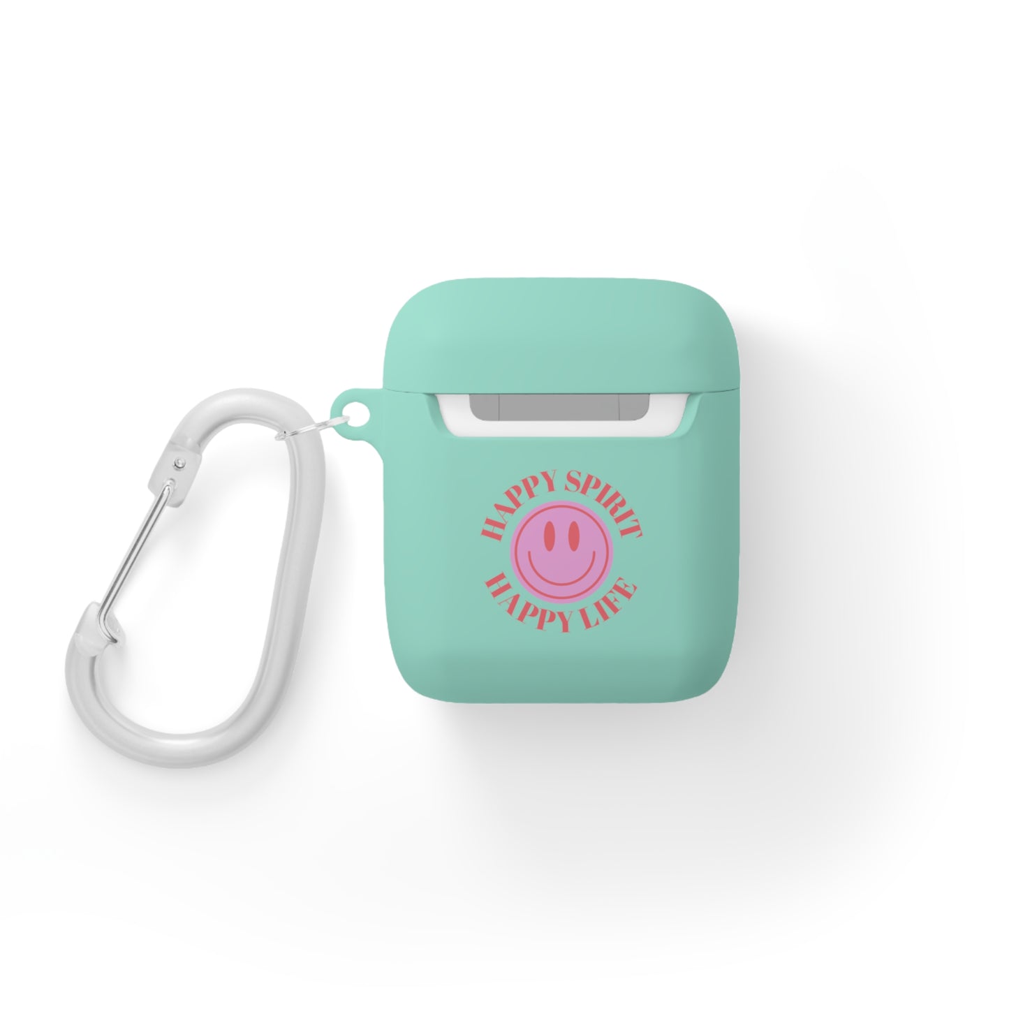 Happy Spirit Happy Life AirPods and AirPods Pro Case Cover, AirPods and AirPods Pro Case Cover, VSCO girl, Smiley Happy Life Protector Case