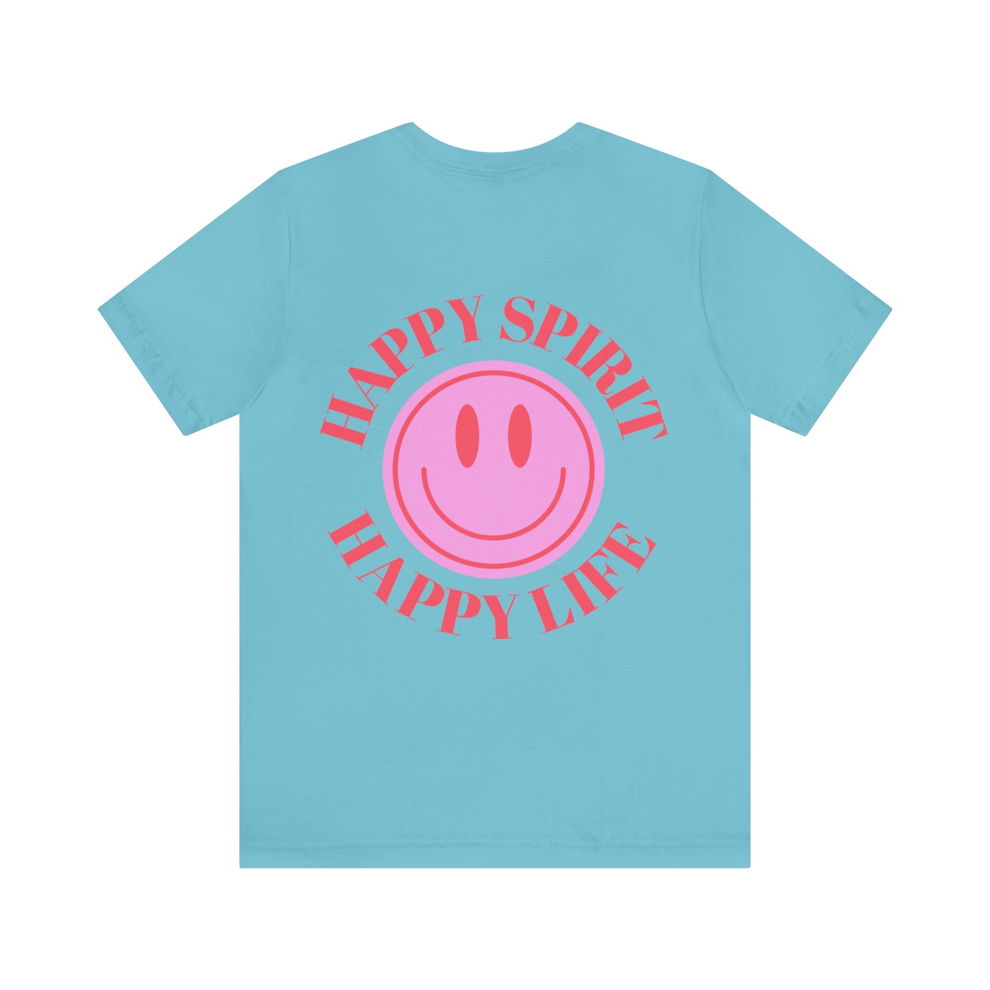 T shirt Happy Life Happy Life- Aesthetic t shirt, graphic tee, Tumblr tshirt, Trendy Oversized, Vsco girl, Happy Mind Happy Spirit