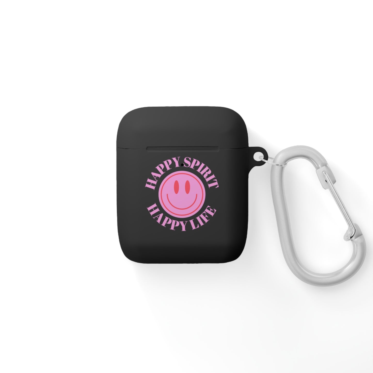 Happy Spirit Happy Life AirPods and AirPods Pro Case Cover, AirPods and AirPods Pro Case Cover, VSCO girl, Smiley Happy Life Protector Case