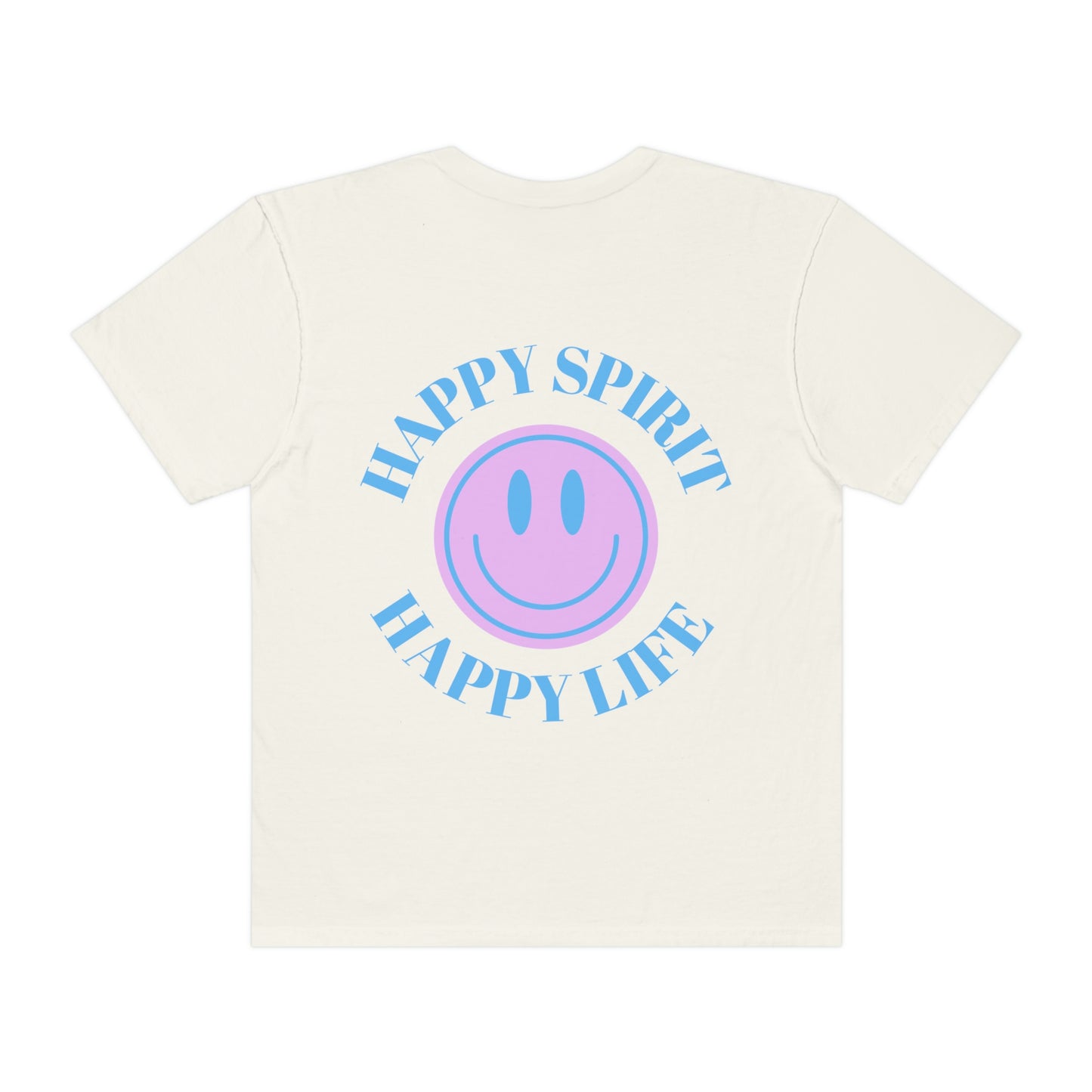 T shirt Happy Spirit Happy mind- Aesthetic t shirt, graphic tee, Tumblr tshirt, Trendy Oversized, Vsco girl, Smile Face Tshirt, Mental Health Shirt