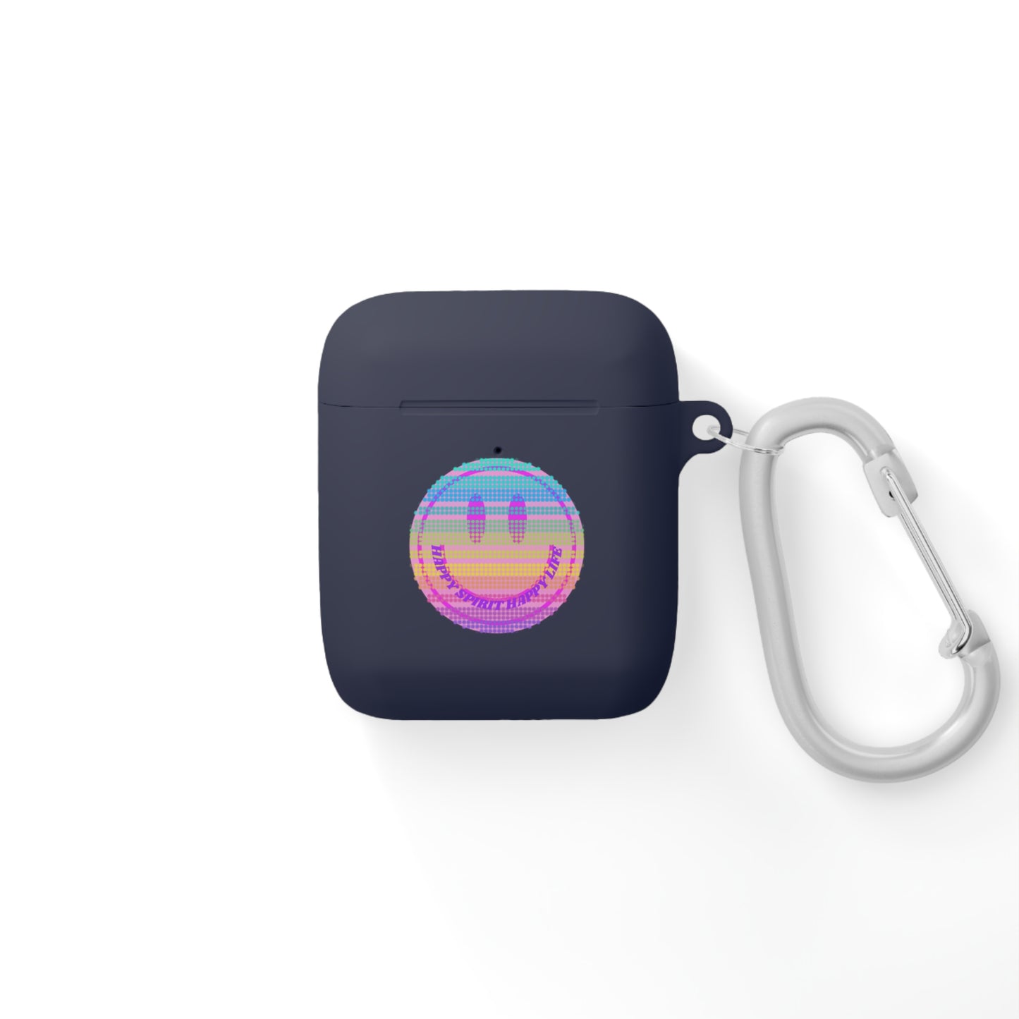 Happy Spirit Happy Life AirPods and AirPods Pro Case Cover, AirPods and AirPods Pro Case Cover, VSCO girl, Smiley Happy Life Protect