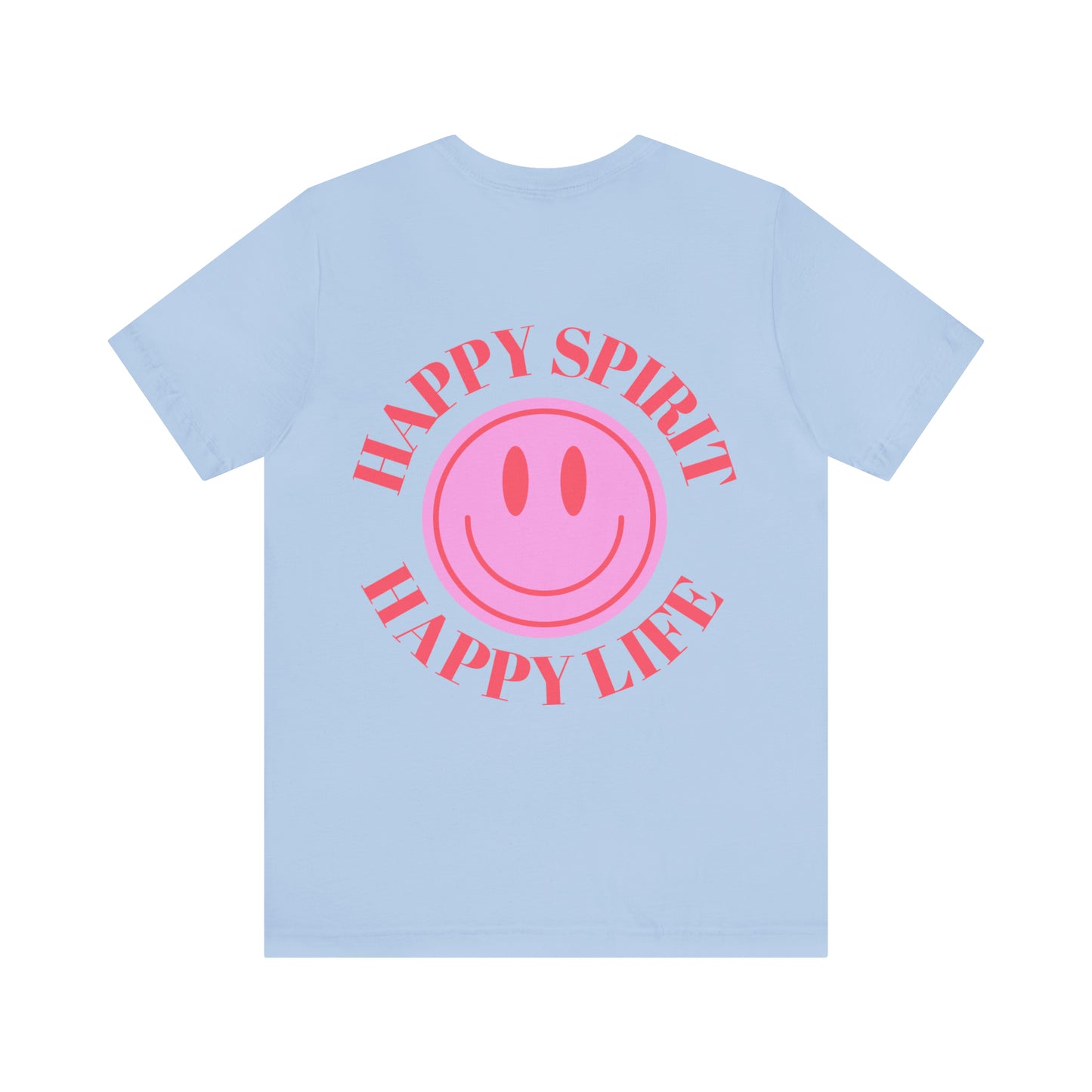 T shirt Happy Life Happy Life- Aesthetic t shirt, graphic tee, Tumblr tshirt, Trendy Oversized, Vsco girl, Happy Mind Happy Spirit