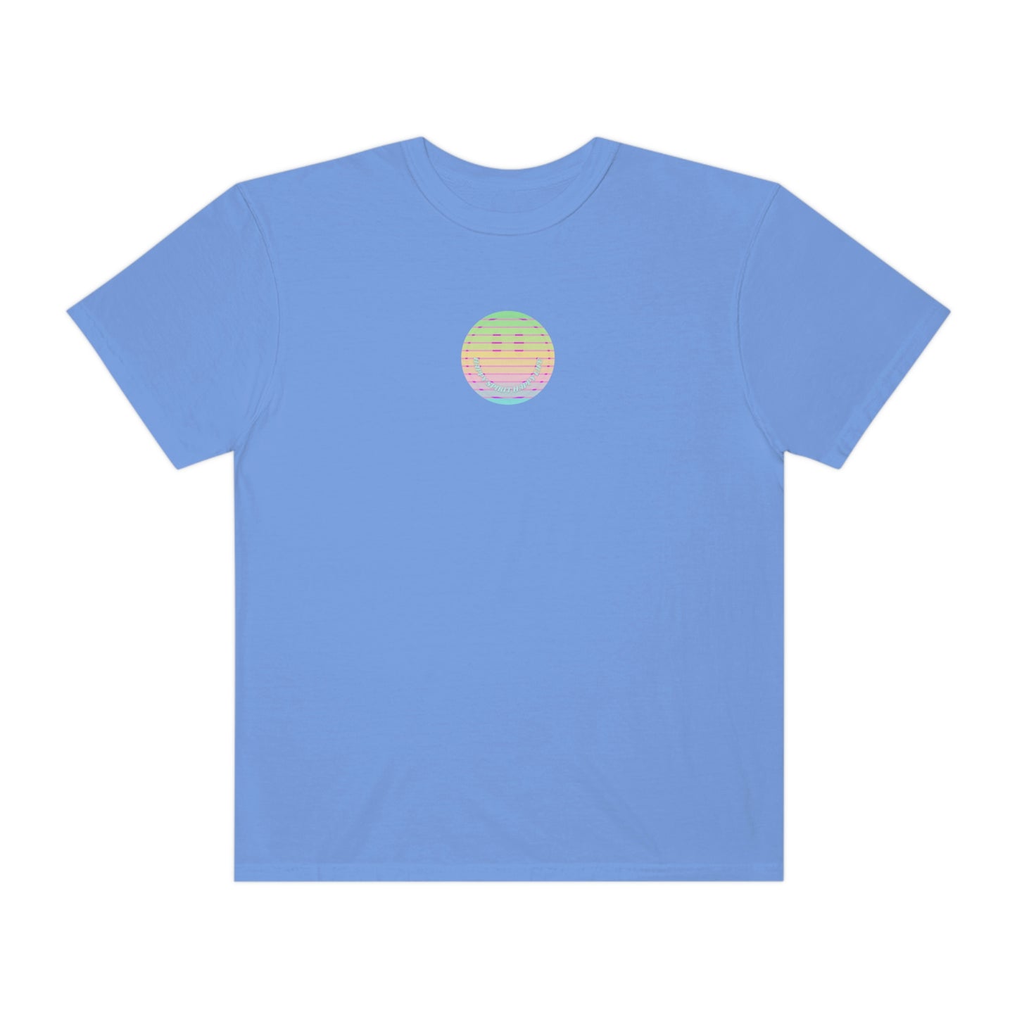 Retro Smile T shirt, Happy Spirit Happy Mind, Aesthetic t shirt, Graphic Tee Tumblr Tshirt, Trendy Oversized, Vsco girl, Comfort Colors