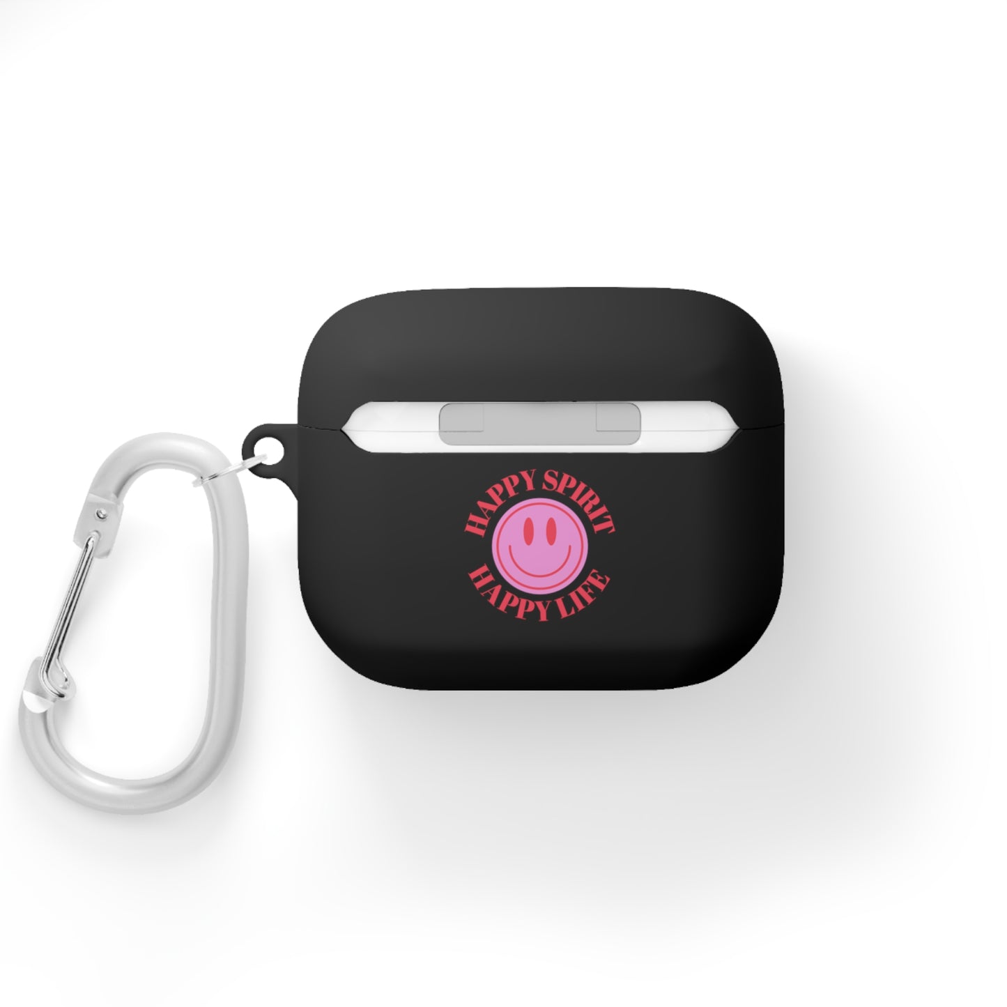 Happy Spirit Happy Life AirPods and AirPods Pro Case Cover, AirPods and AirPods Pro Case Cover, VSCO girl, Smiley Happy Life Protector Case