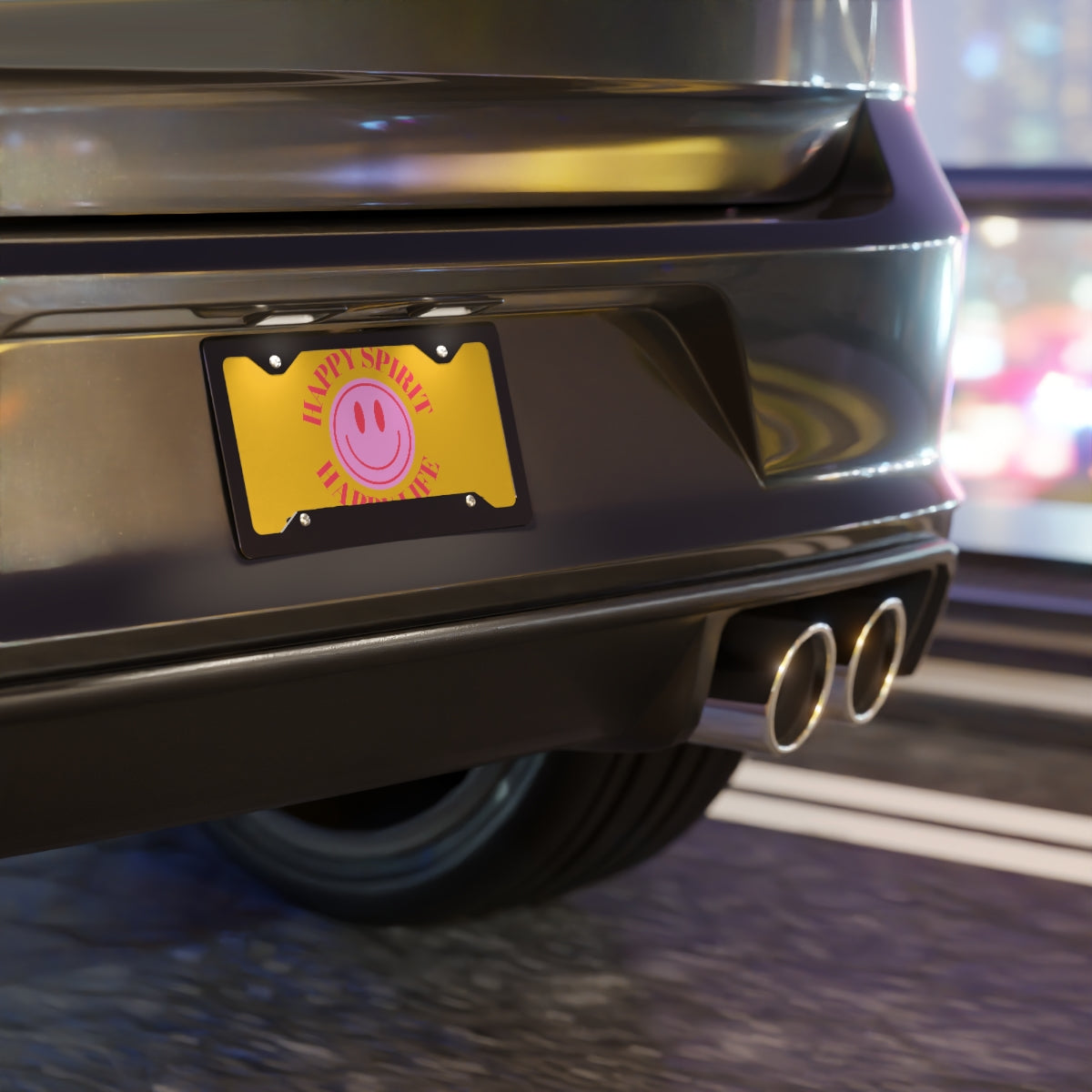 Smile Vanity Plate